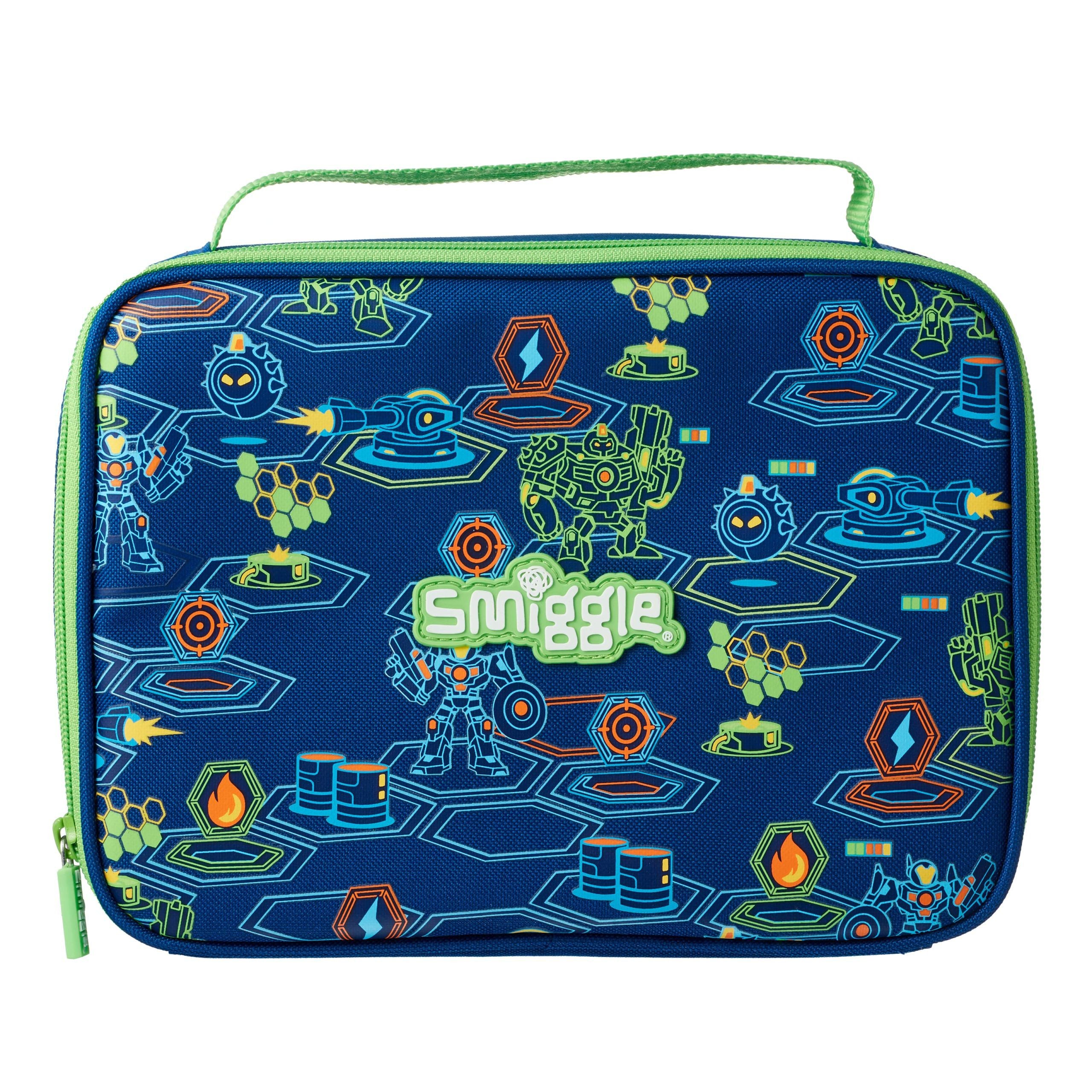 Smiggle - Neat Robotlar Savaşı Beslenme Çantası-Dinossi