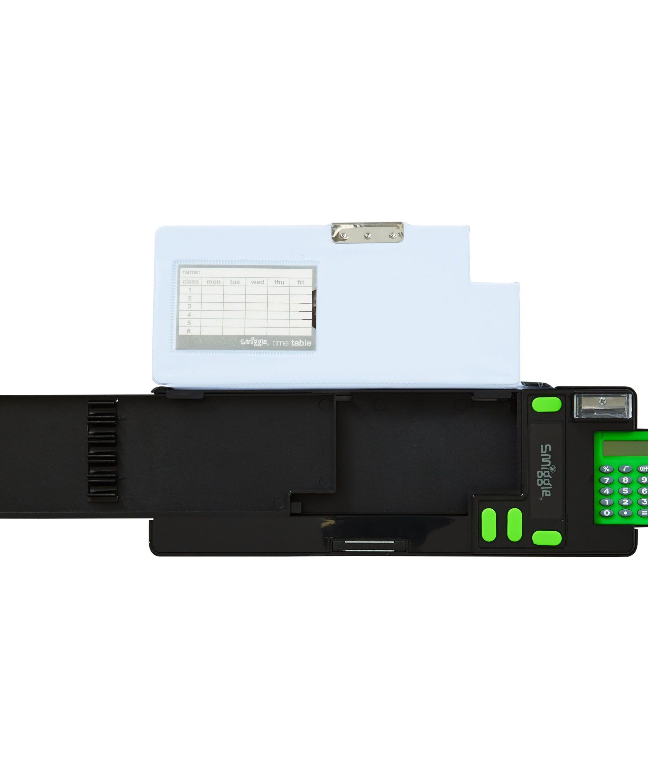 Smiggle - İsimlikli Futbol Tutkusu Hesap Makineli Pop Out Otomatik Kalem Kutusu-Dinossi