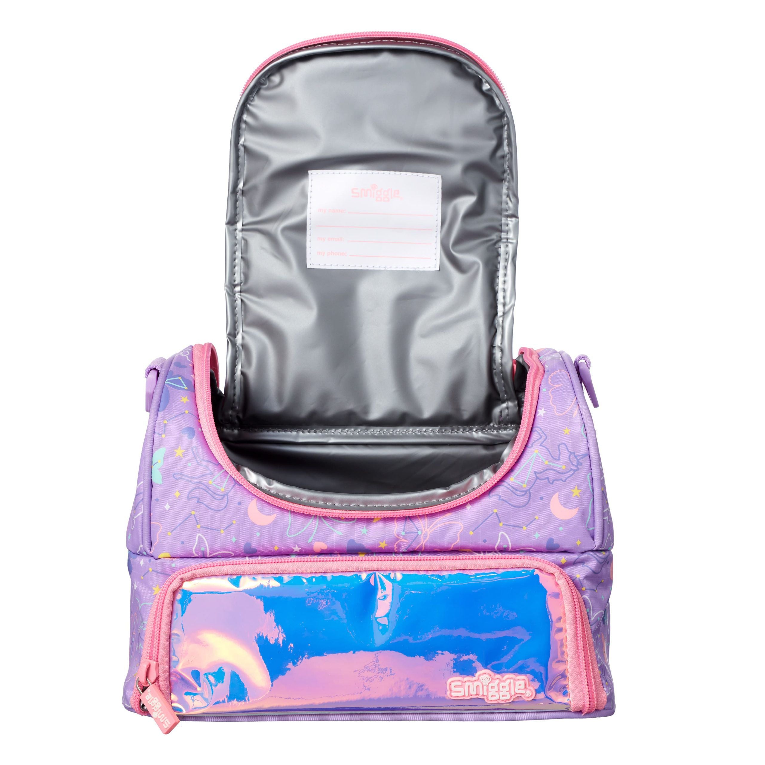 Smiggle - Sky Çift Katlı Unicorn Öğle Yemeği Kutusu-Dinossi