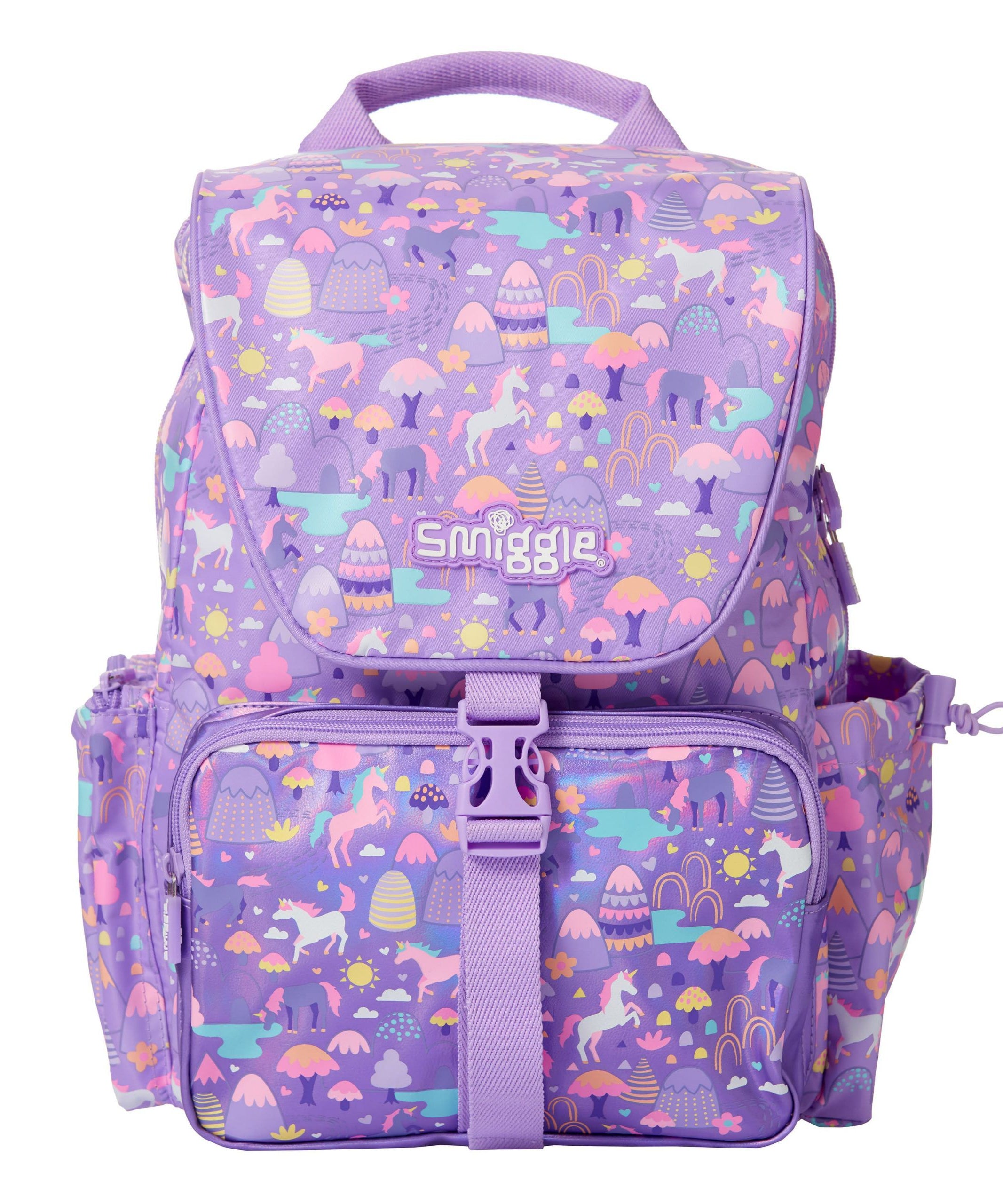 Smiggle - Beam Lilak Unicorn Sırt Çantası-Dinossi