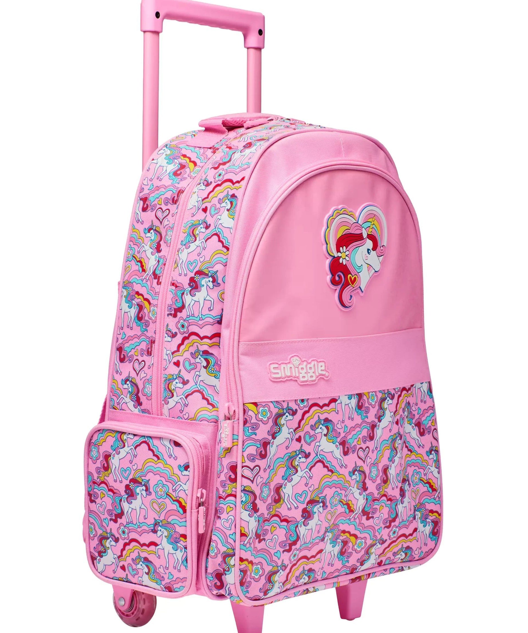 Smiggle - Wild Side Çekçekli Işıklı Sırt Çantası-Dinossi