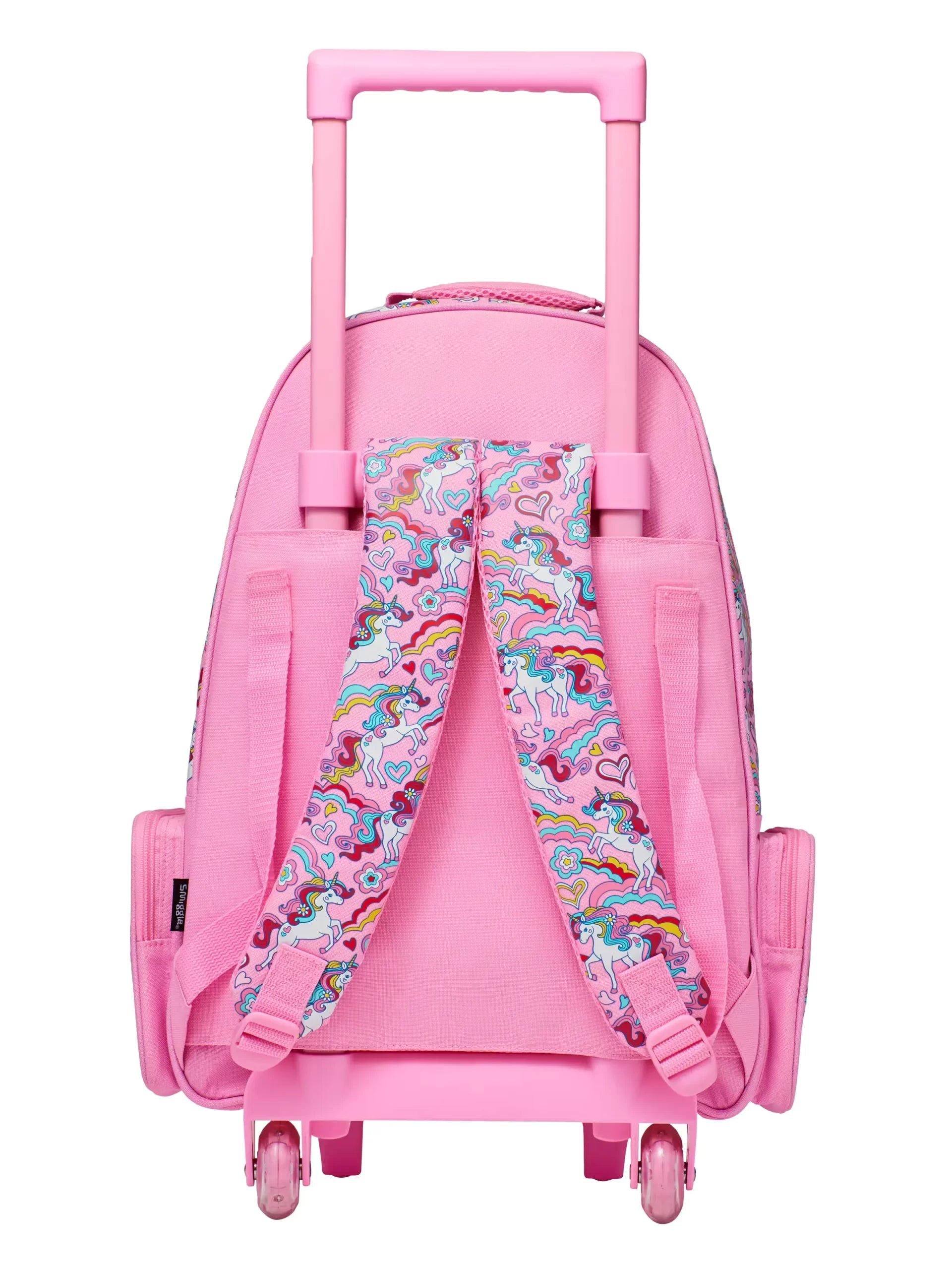 Smiggle - Wild Side Çekçekli Işıklı Sırt Çantası-Dinossi