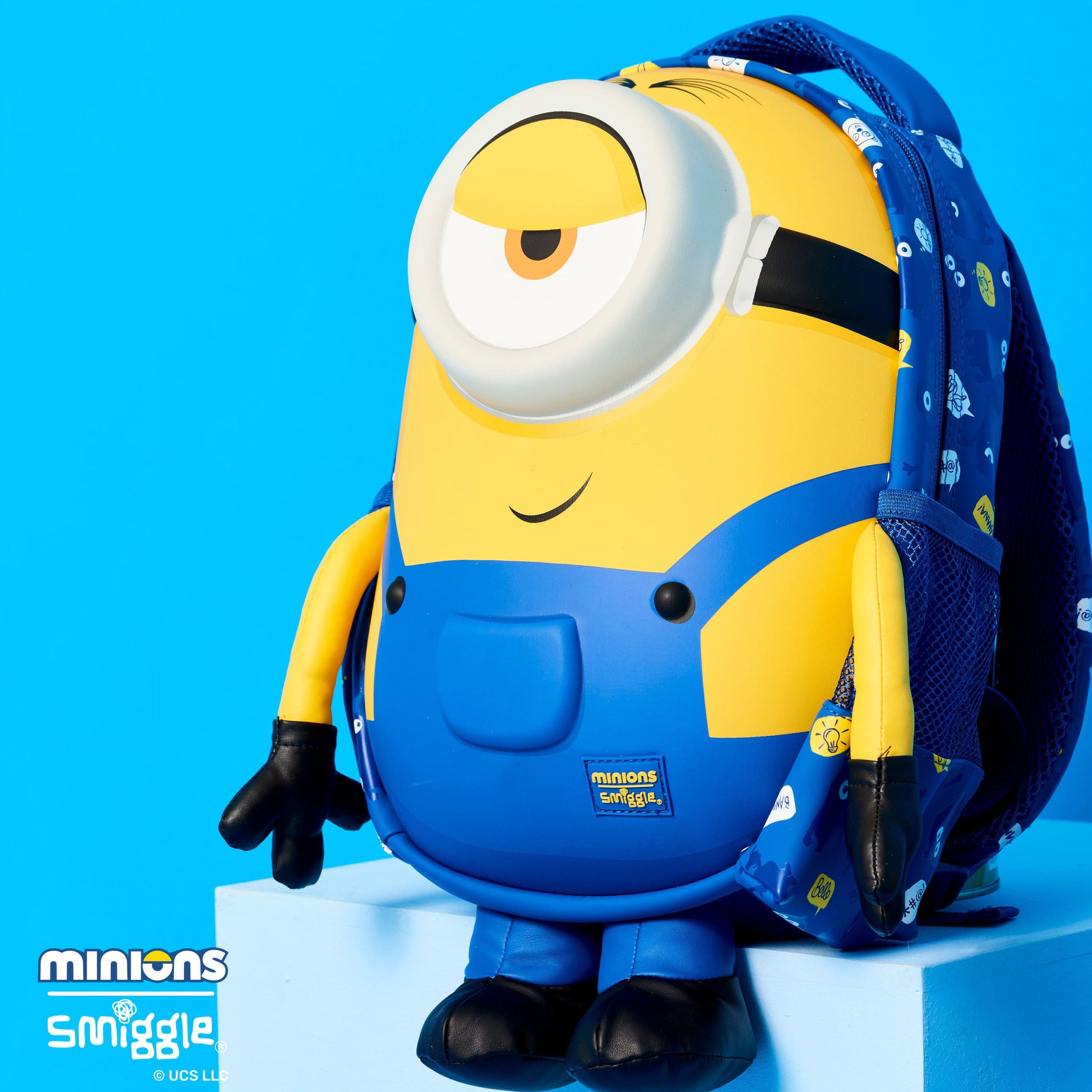 Smiggle - Minions Junior Hardtop Sırt Çantası-Dinossi