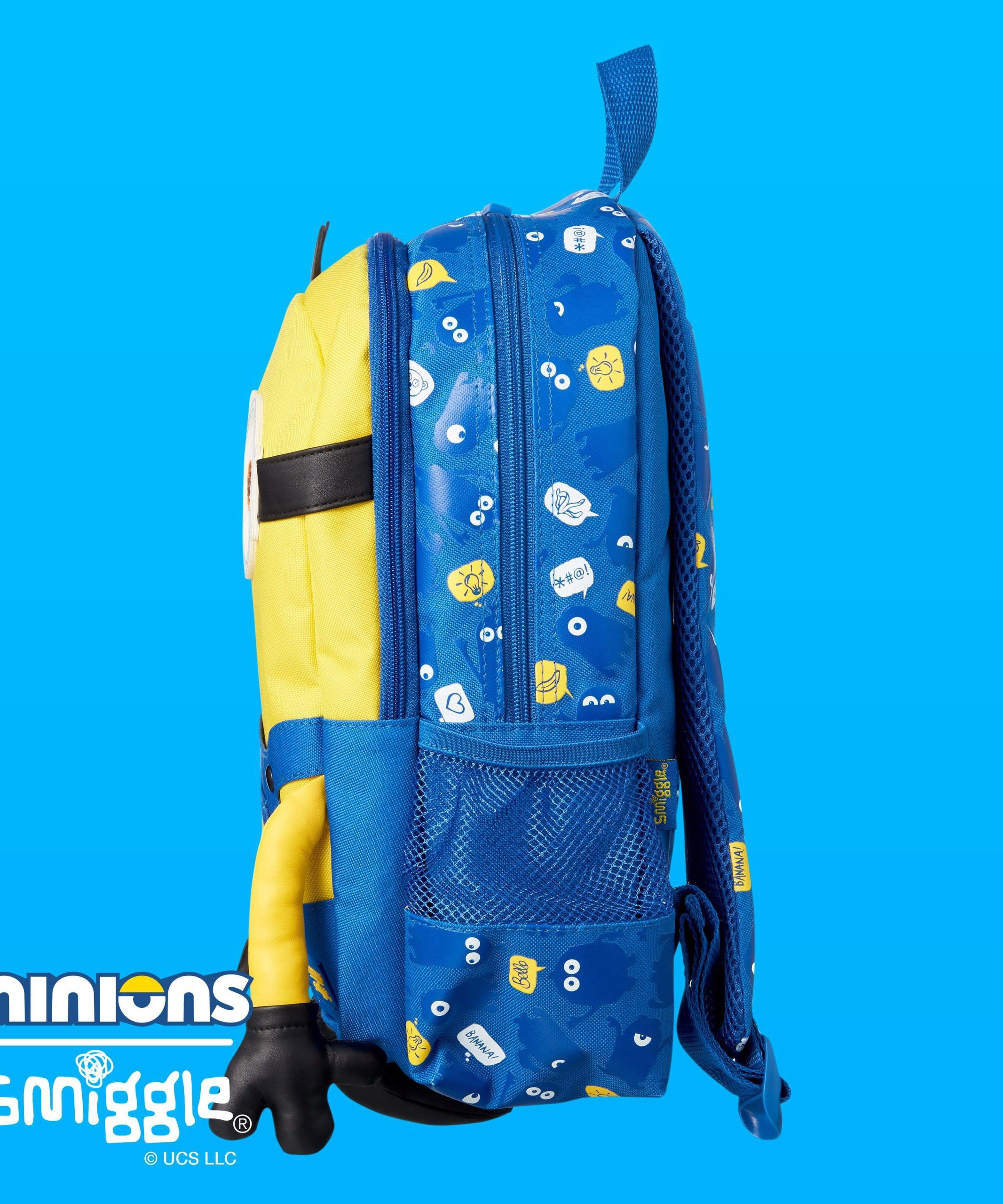 Smiggle - Minions Junior Karakter Sırt Çantası-Dinossi
