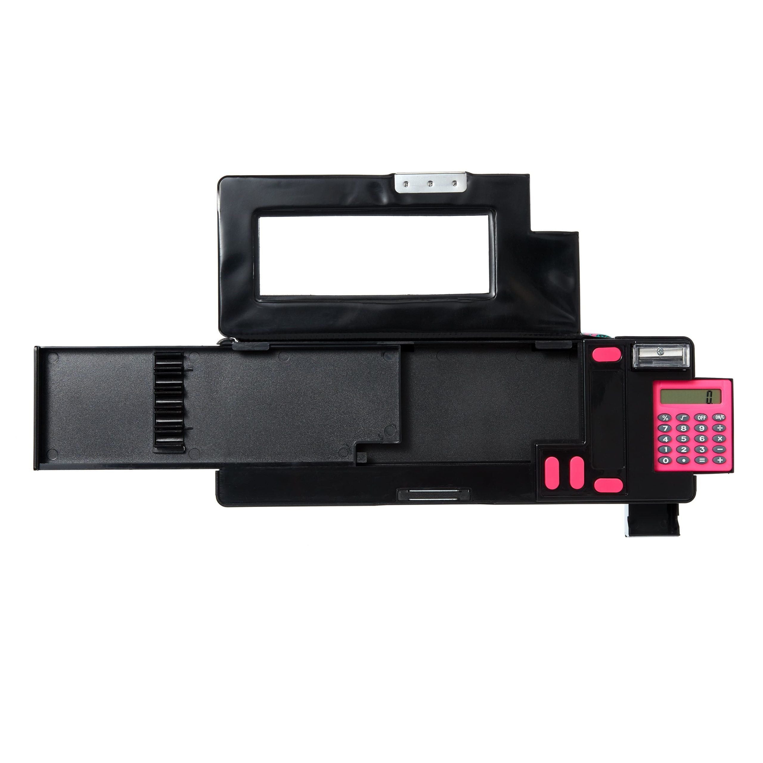 Smiggle - Galaxy Vahşi Hayvanlar Hesap Makineli Pop Out Otomatik Kalem Kutusu-Dinossi