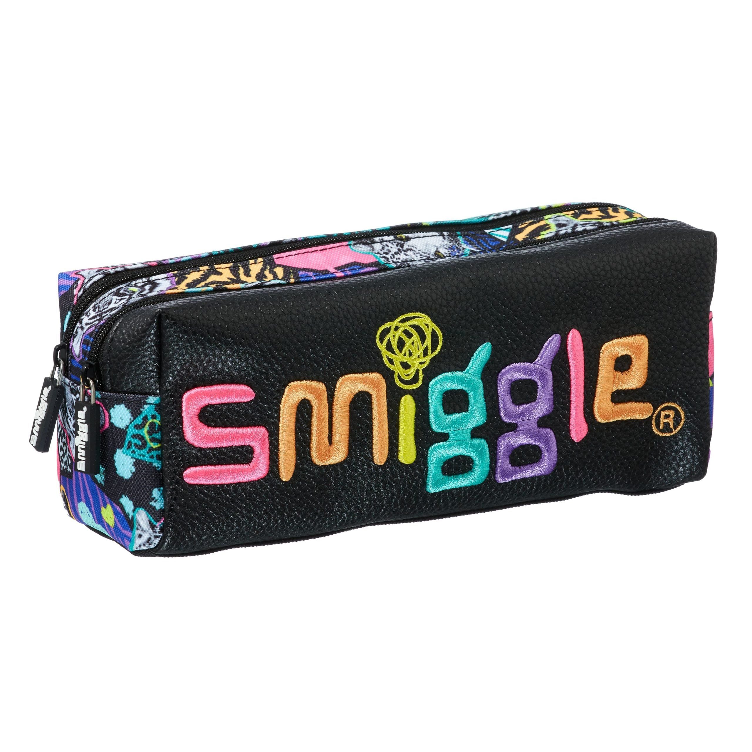 Smiggle - Galaxy İki Gözlü Kalem Kutusu-Dinossi