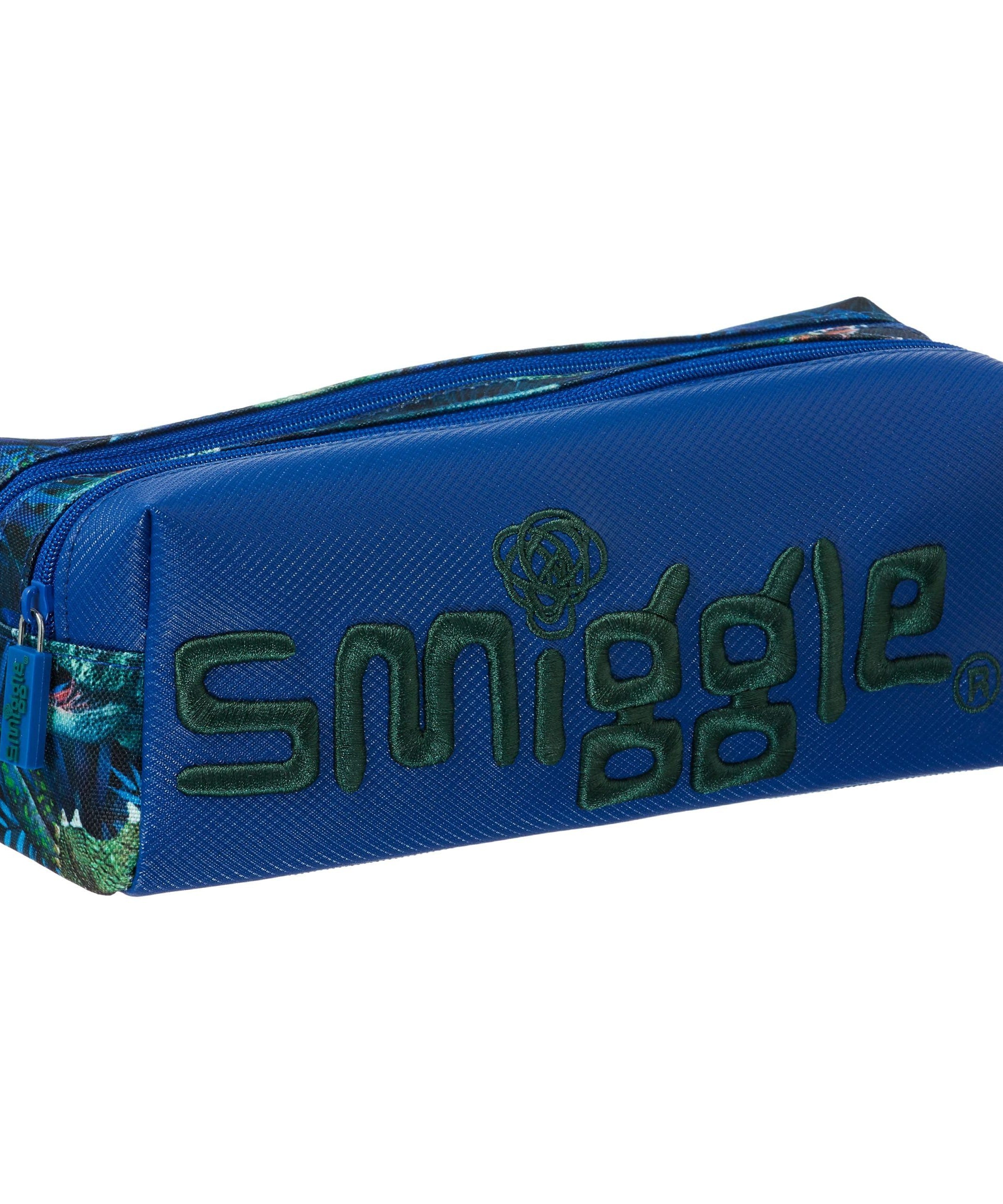 Smiggle - Galaxy İki Gözlü Kalem Kutusu-Dinossi
