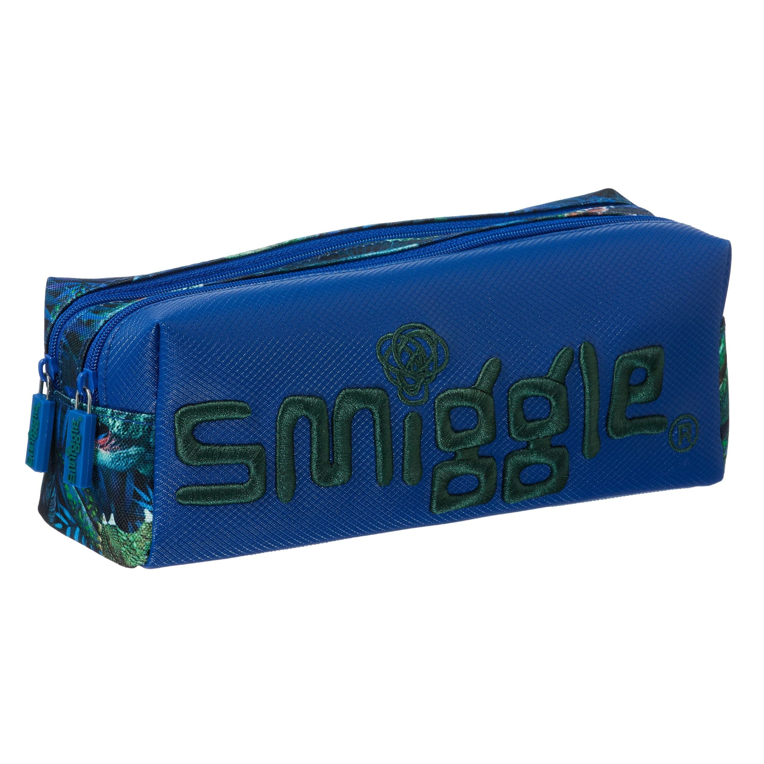 Smiggle - Galaxy İki Gözlü Kalem Kutusu-Dinossi