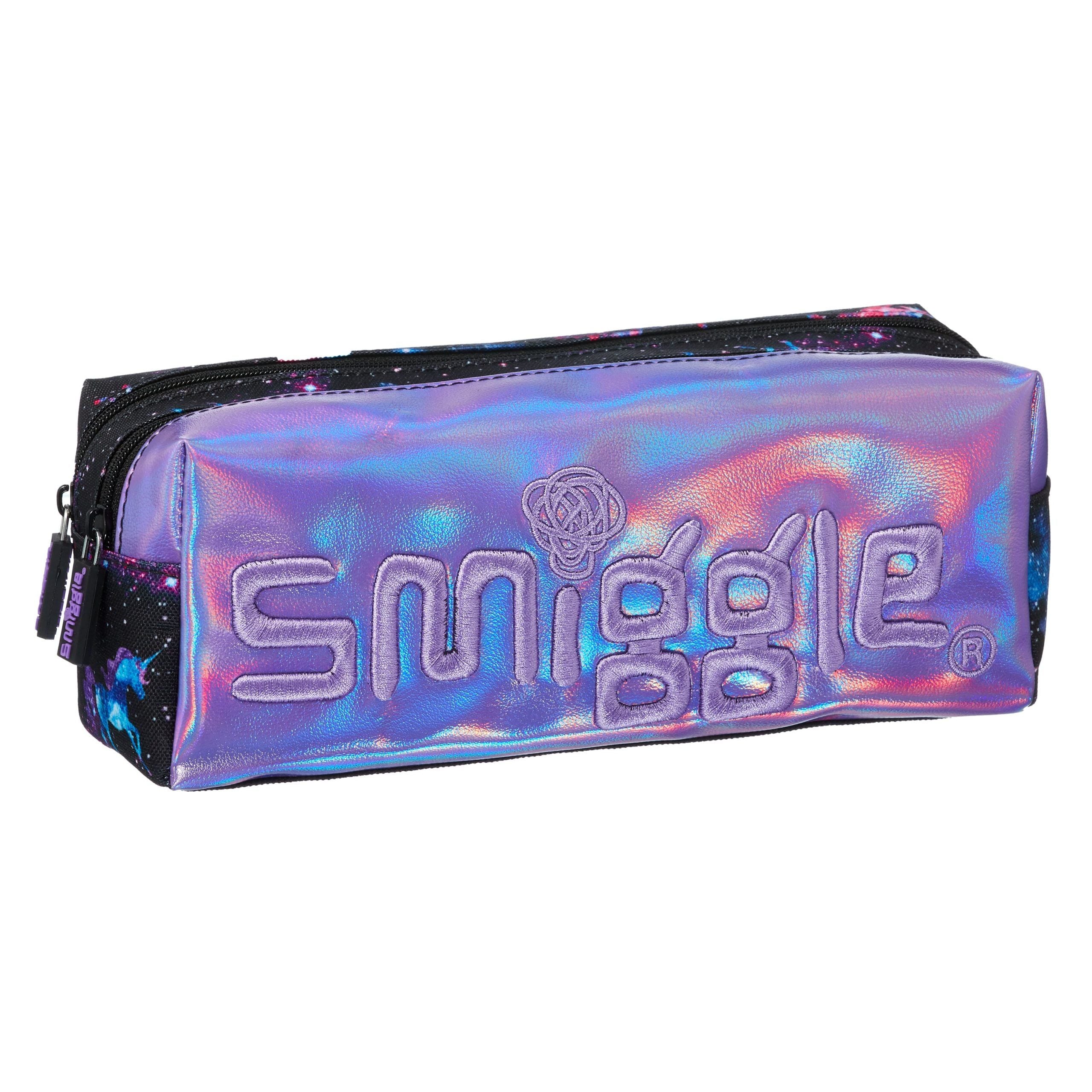 Smiggle - Galaxy İki Gözlü Kalem Kutusu-Dinossi