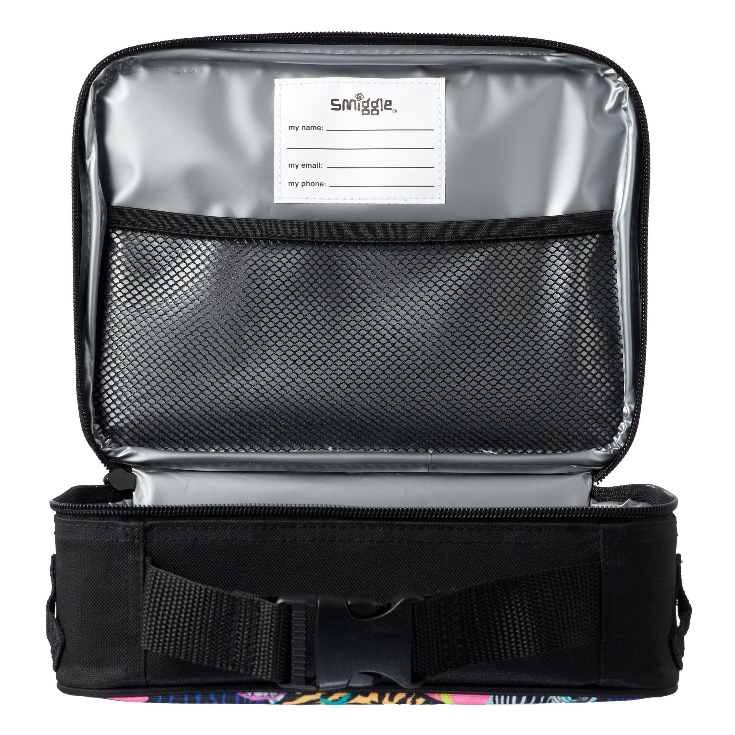 Smiggle - Galaxy Sırt Çantasına Takılabilir Vahşi Hayvanlar Beslenme Çantası-Dinossi