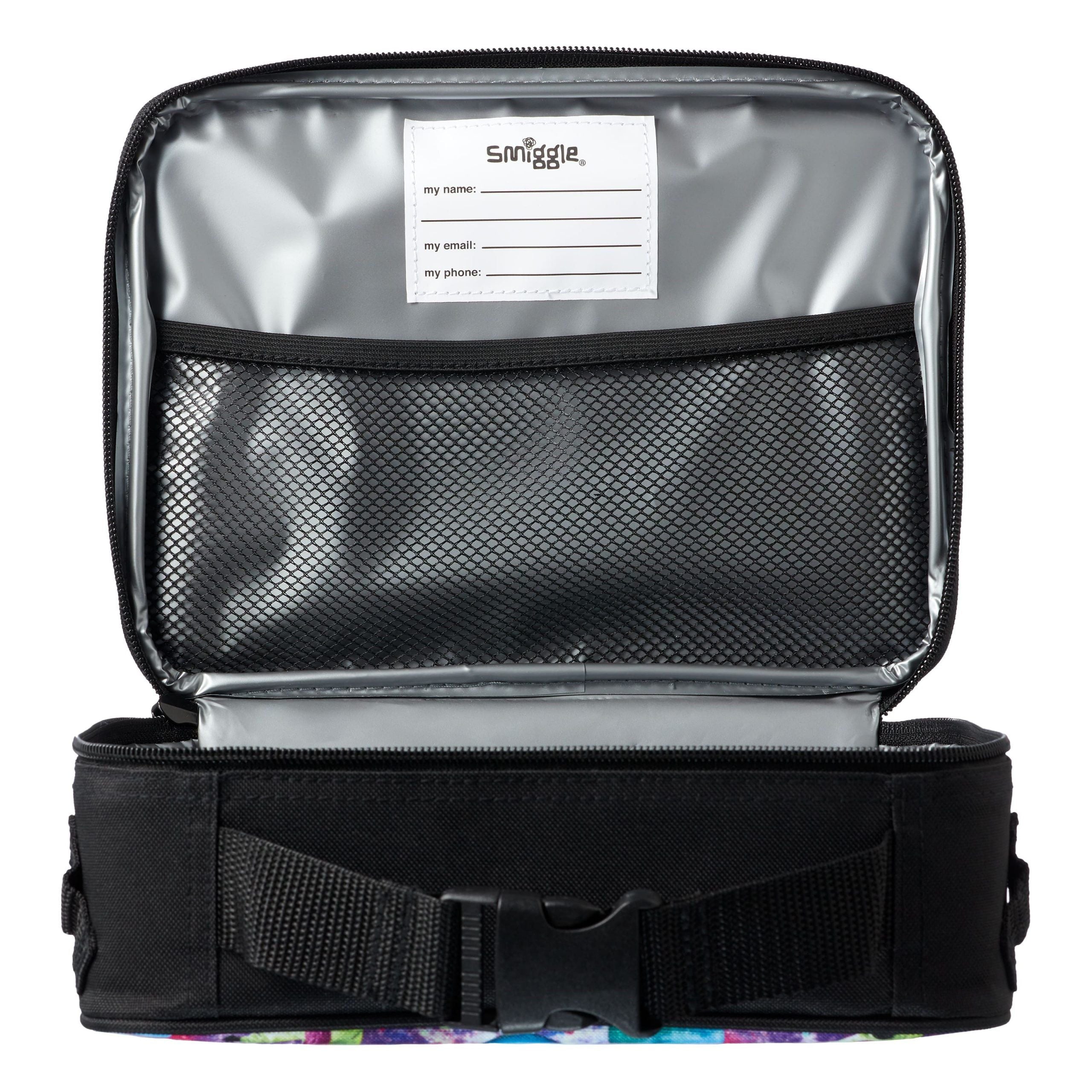 Smiggle - Galaxy Sırt Çantasına Takılabilir Gizemli Adam Beslenme Çantası-Dinossi