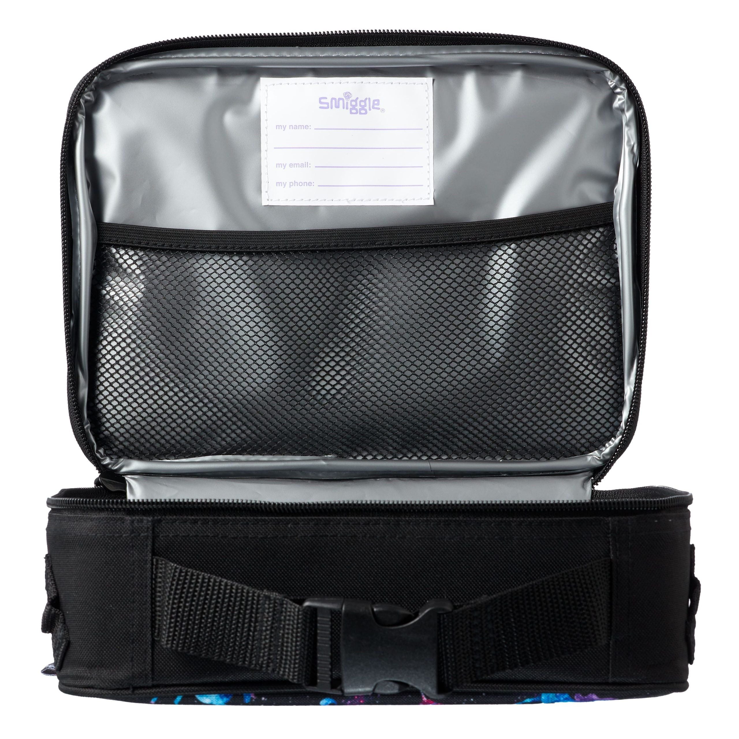 Smiggle - Galaxy Sırt Çantasına Takılabilir Uzaydaki Unicornlar Beslenme Çantası-Dinossi