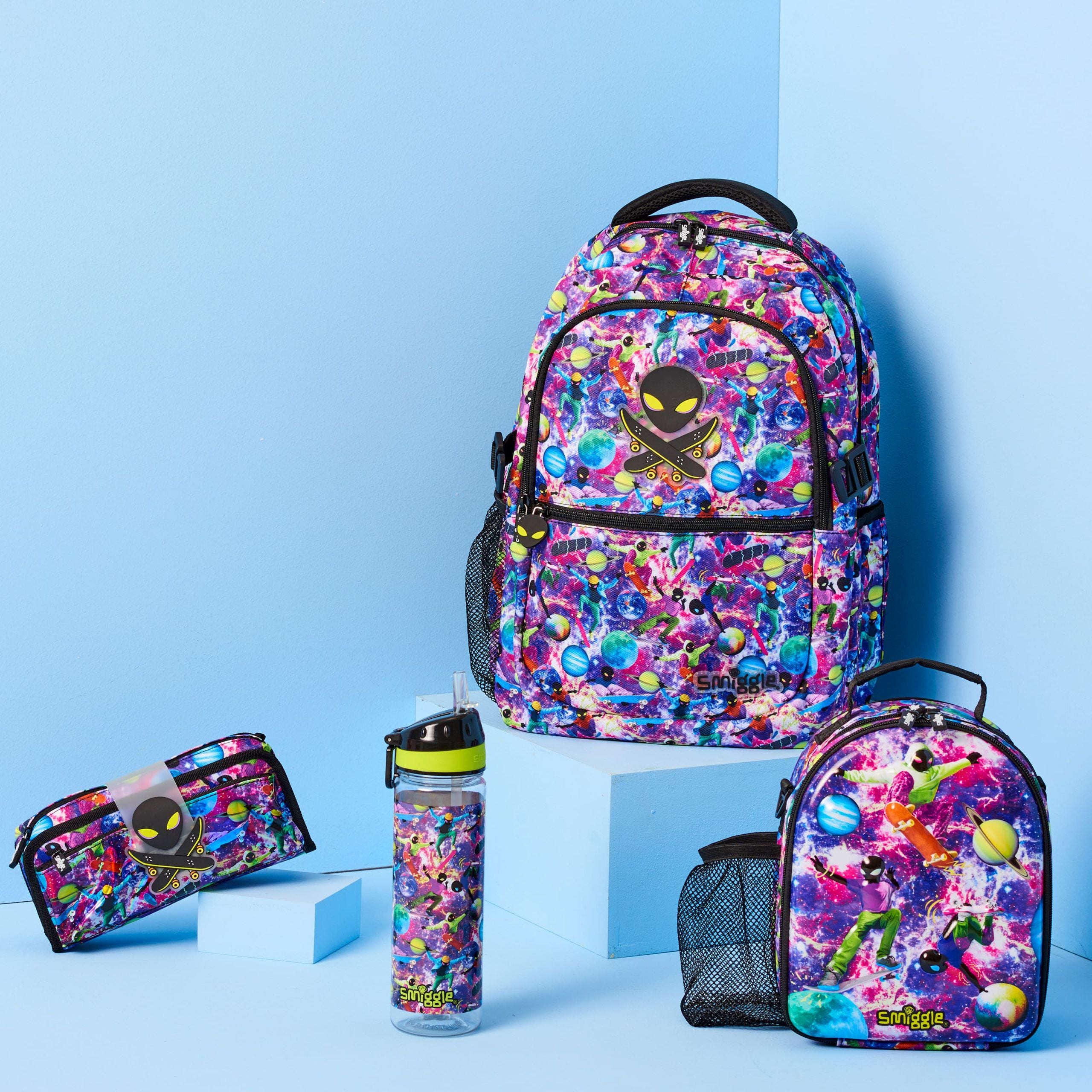 Smiggle - Galaxy Sırt Çantası-Dinossi