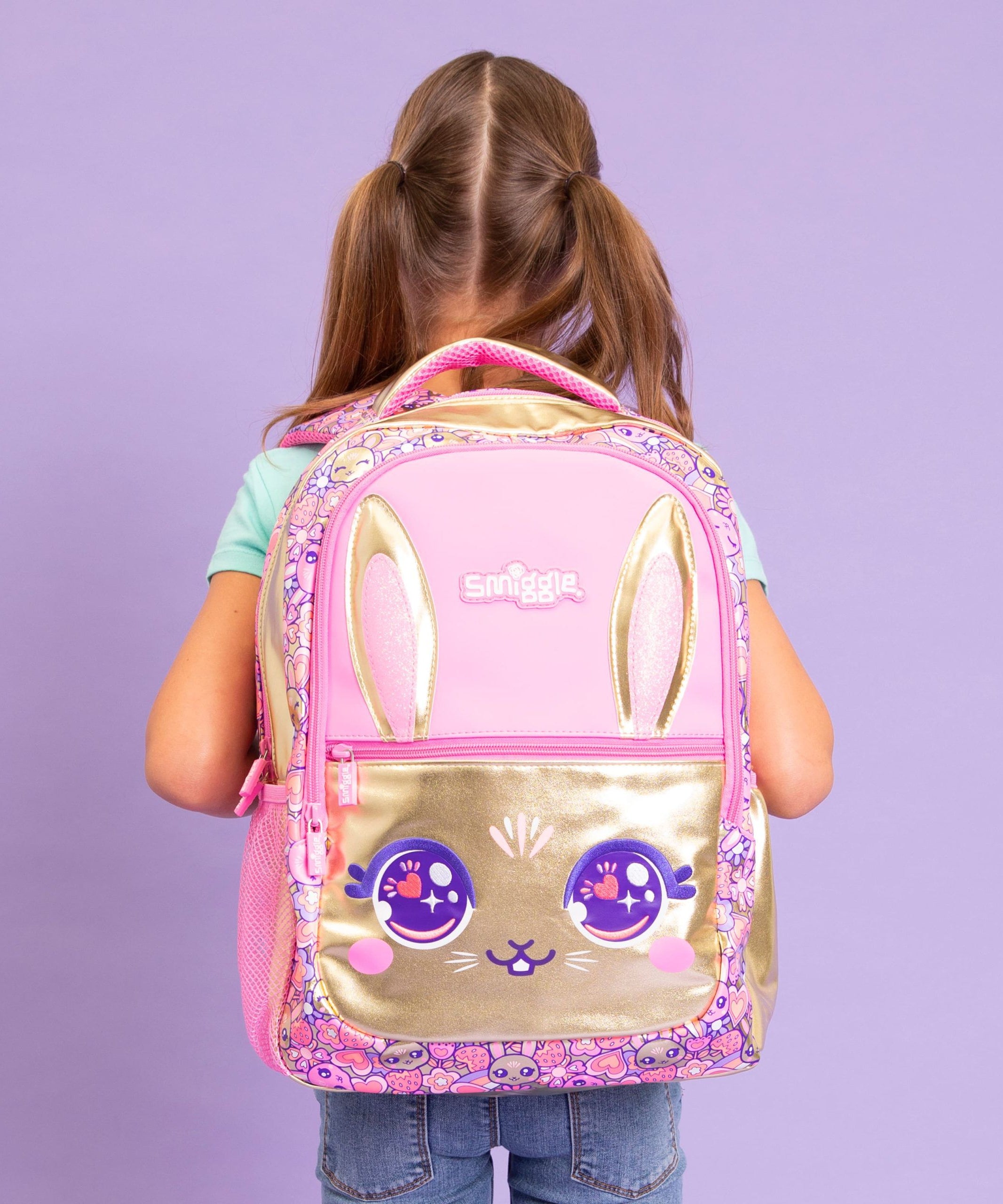 Smiggle - Gold Budz Klasik Karakterli Sırt Çantası-Dinossi