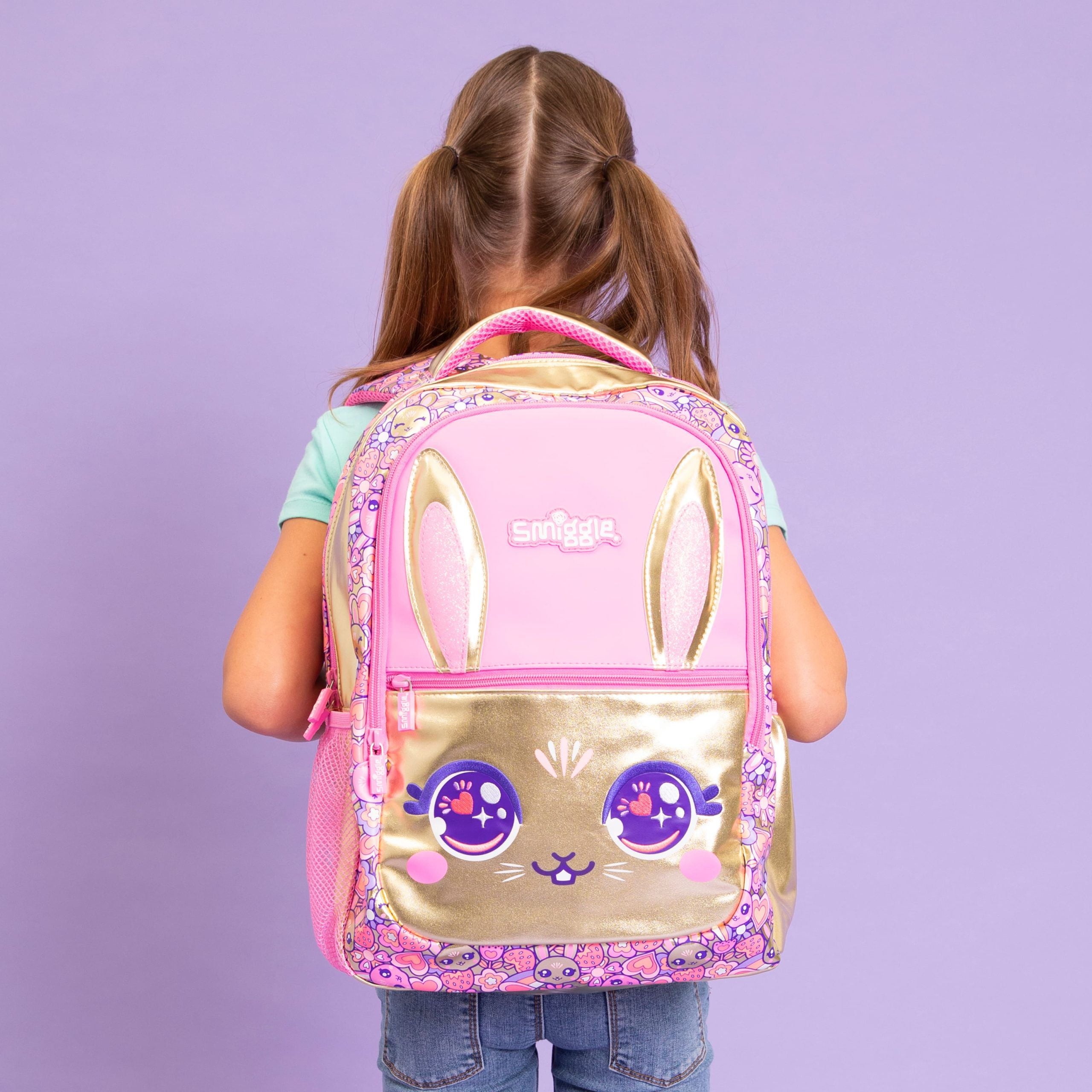 Smiggle - Gold Budz Klasik Karakterli Sırt Çantası-Dinossi