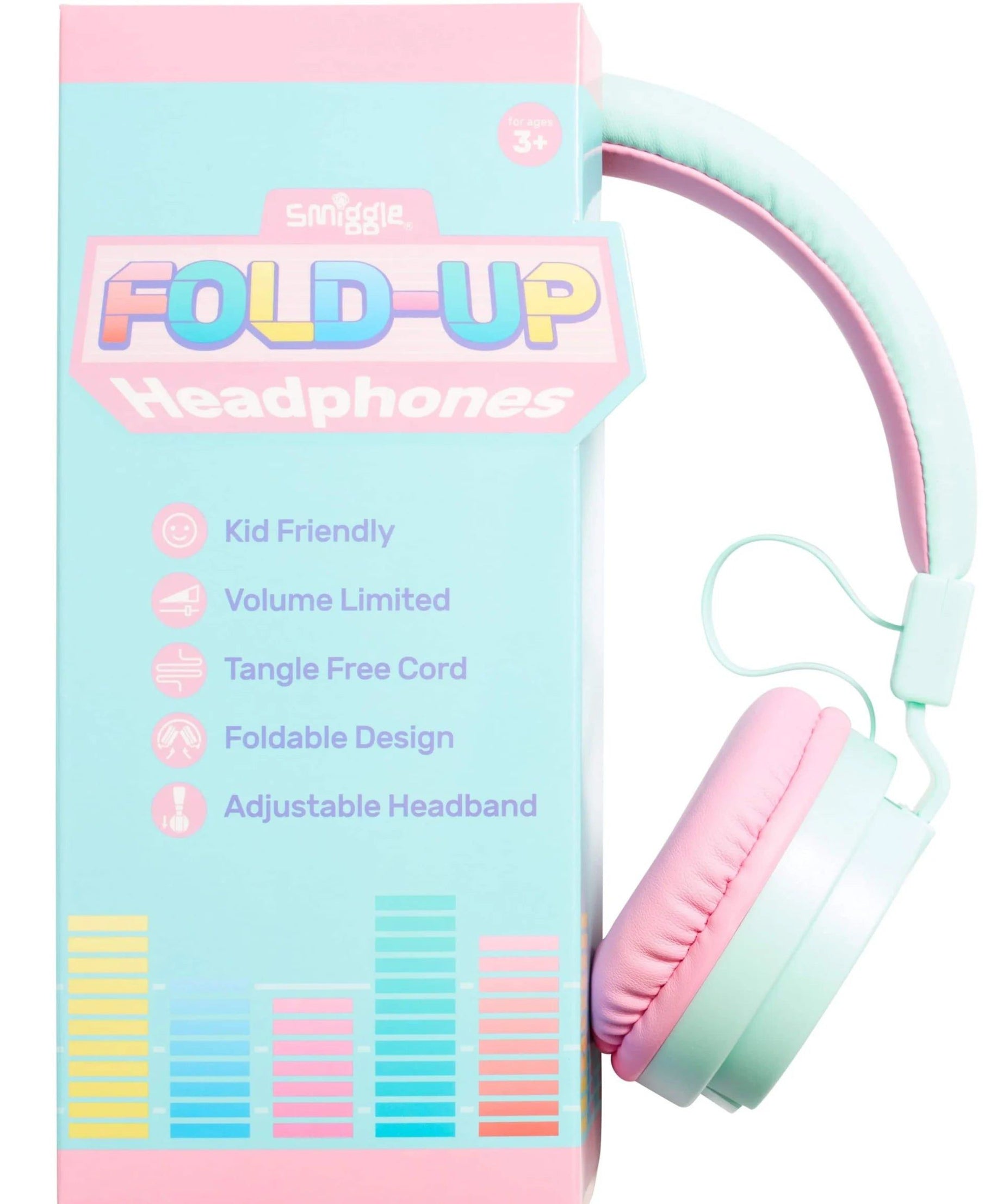 Smiggle - Klasik Katlanabilir Kulak Üstü Kulaklığı-Dinossi