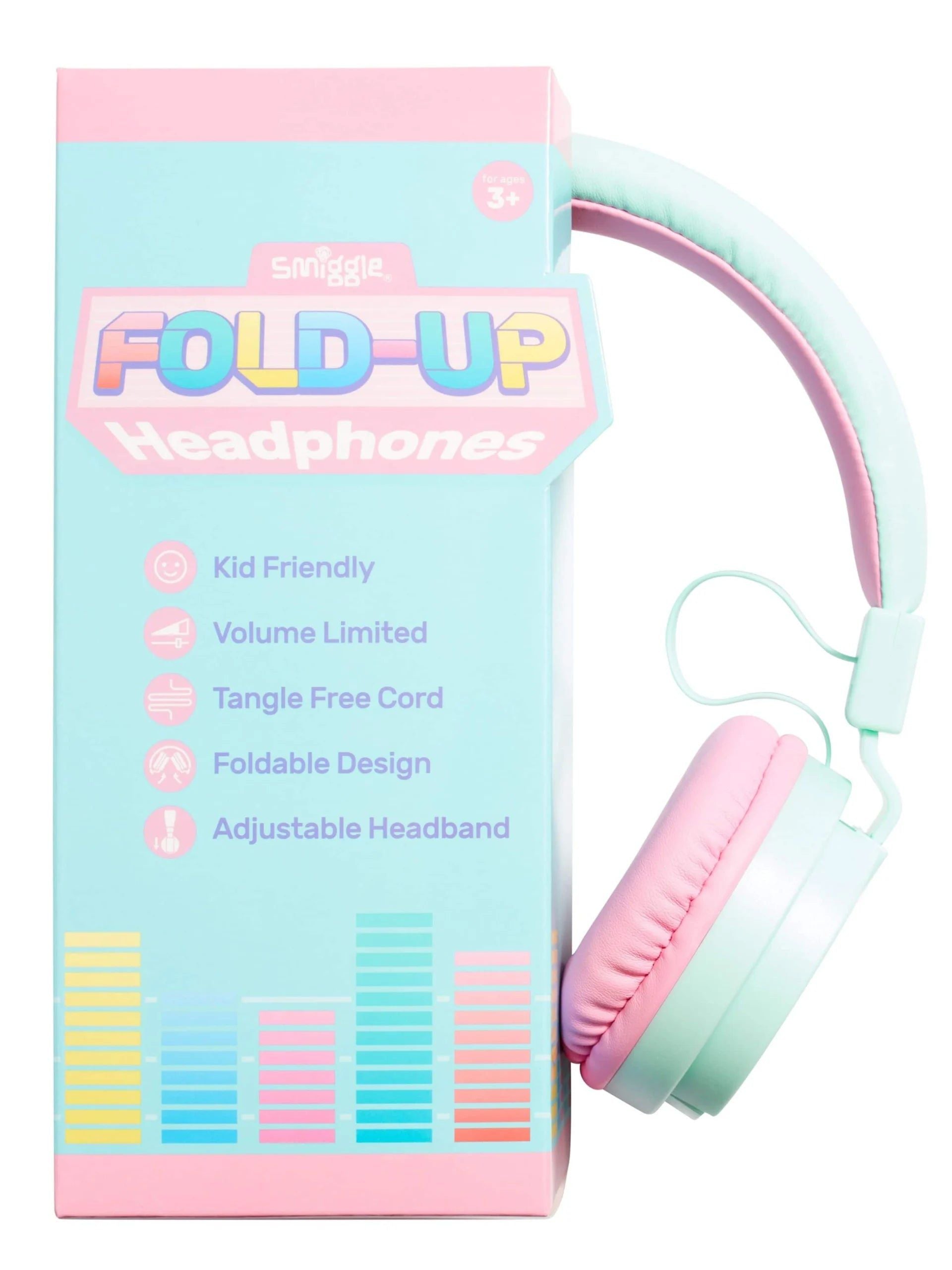 Smiggle - Klasik Katlanabilir Kulak Üstü Kulaklığı-Dinossi