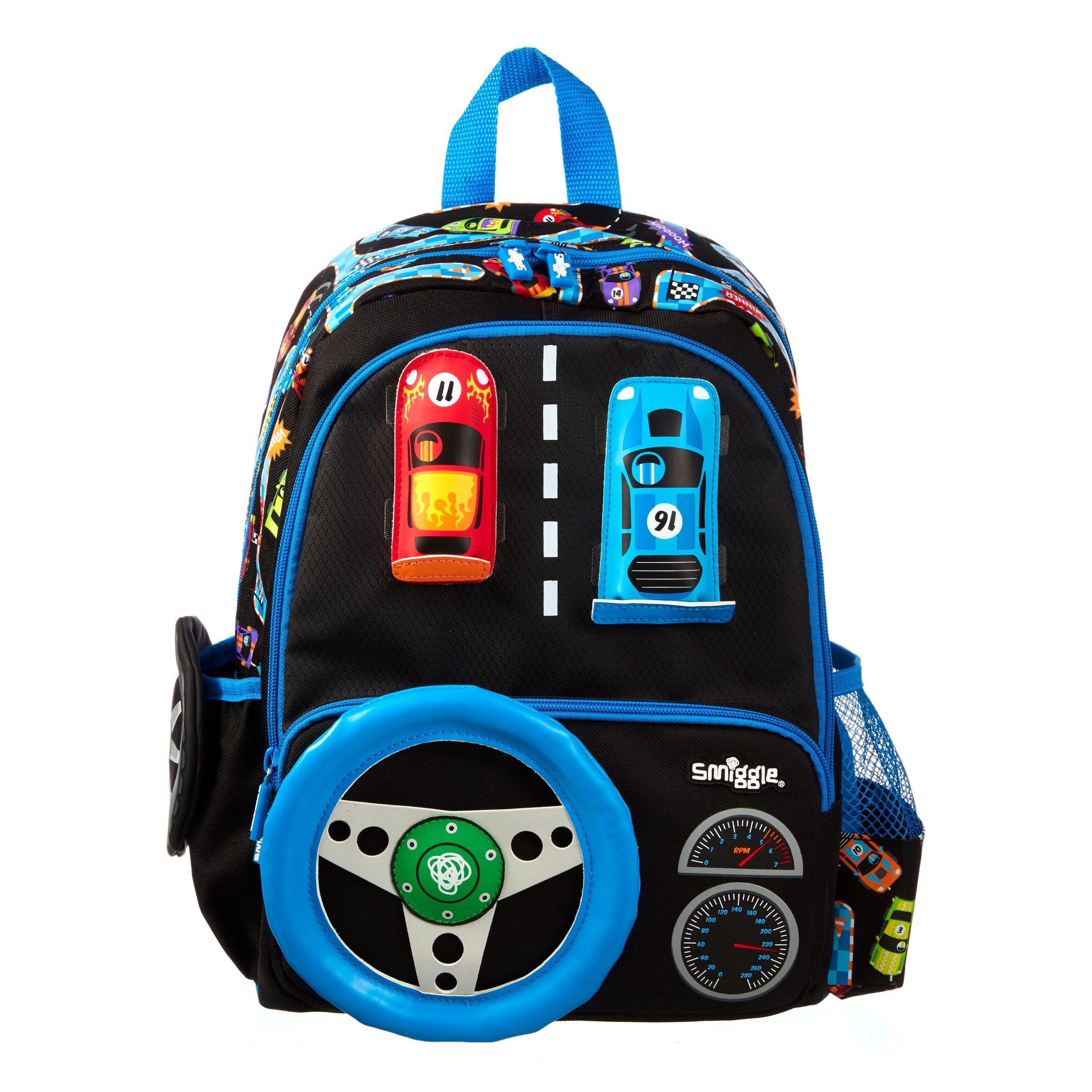 Smiggle - Panda Vroom Karakter Sırt Çantası-Dinossi