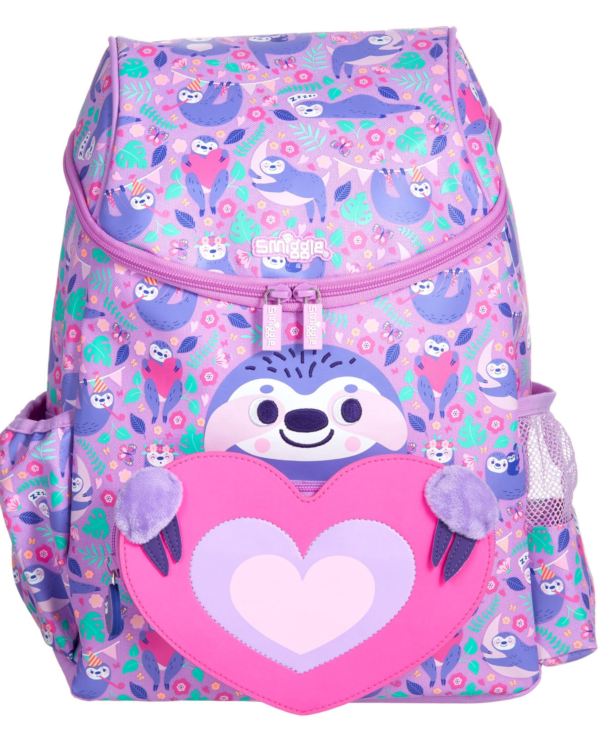 Smiggle - Slumber Hoodie Karakter Junior Sırt Çantası-Dinossi