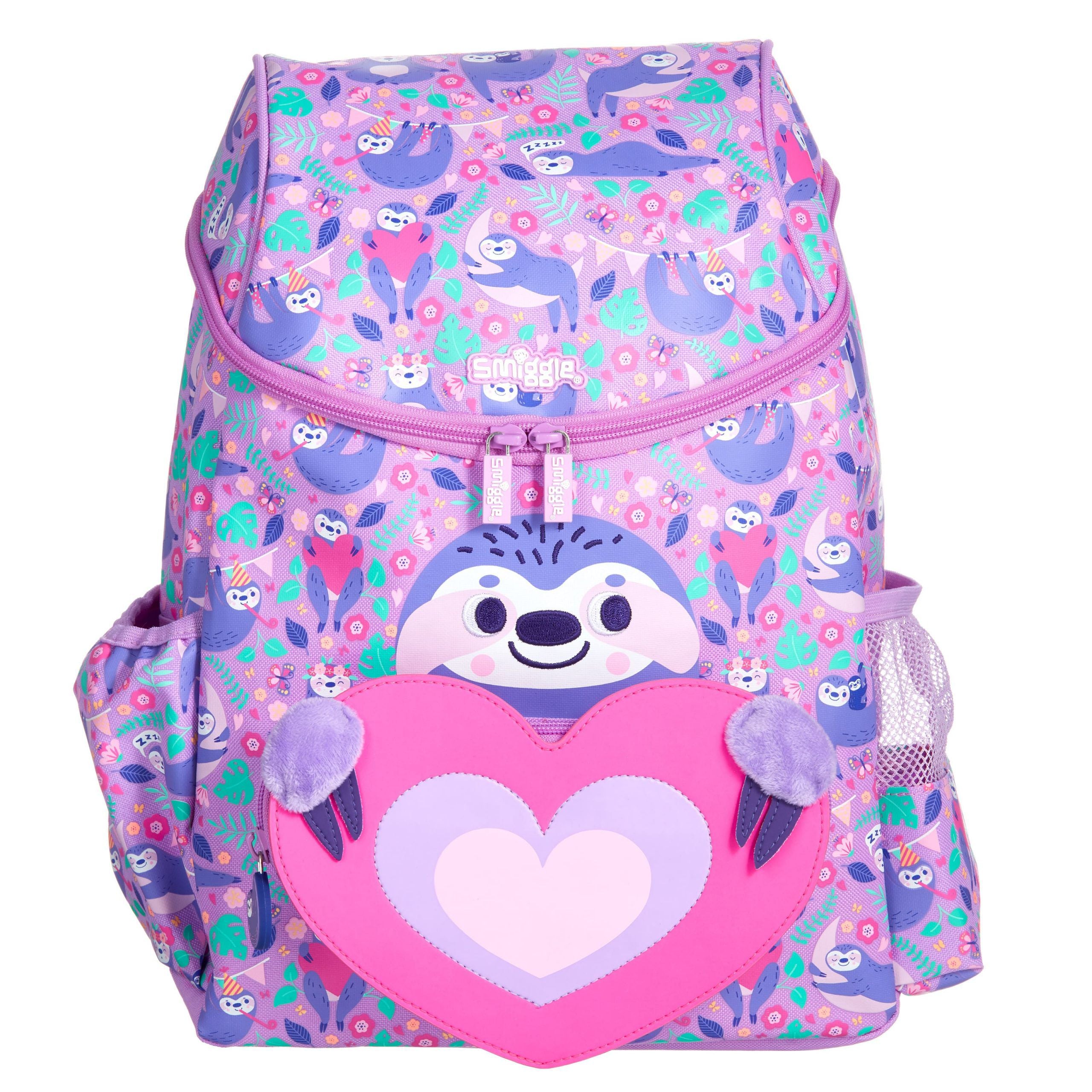 Smiggle - Slumber Hoodie Karakter Junior Sırt Çantası-Dinossi
