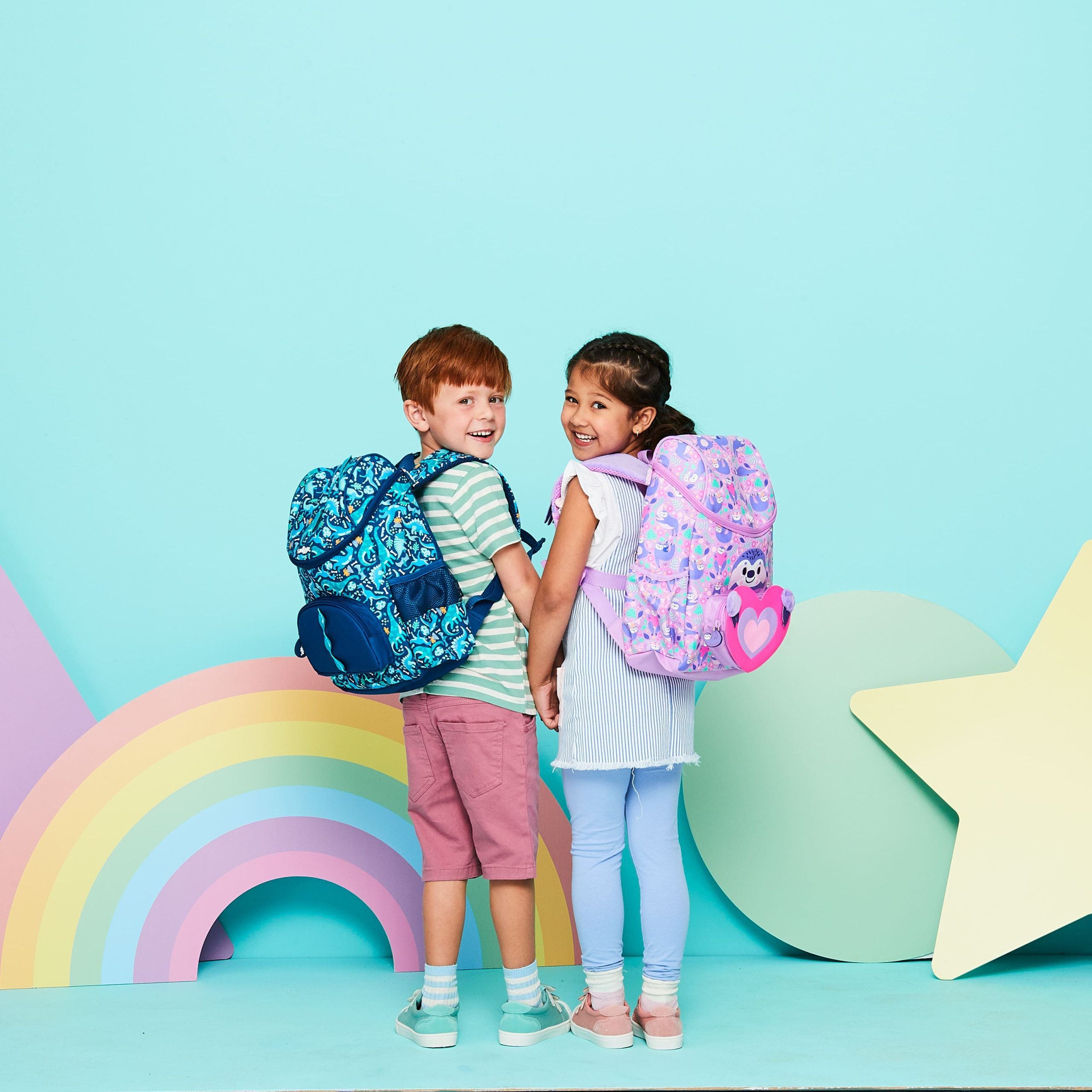 Smiggle - Slumber Hoodie Karakter Junior Sırt Çantası-Dinossi
