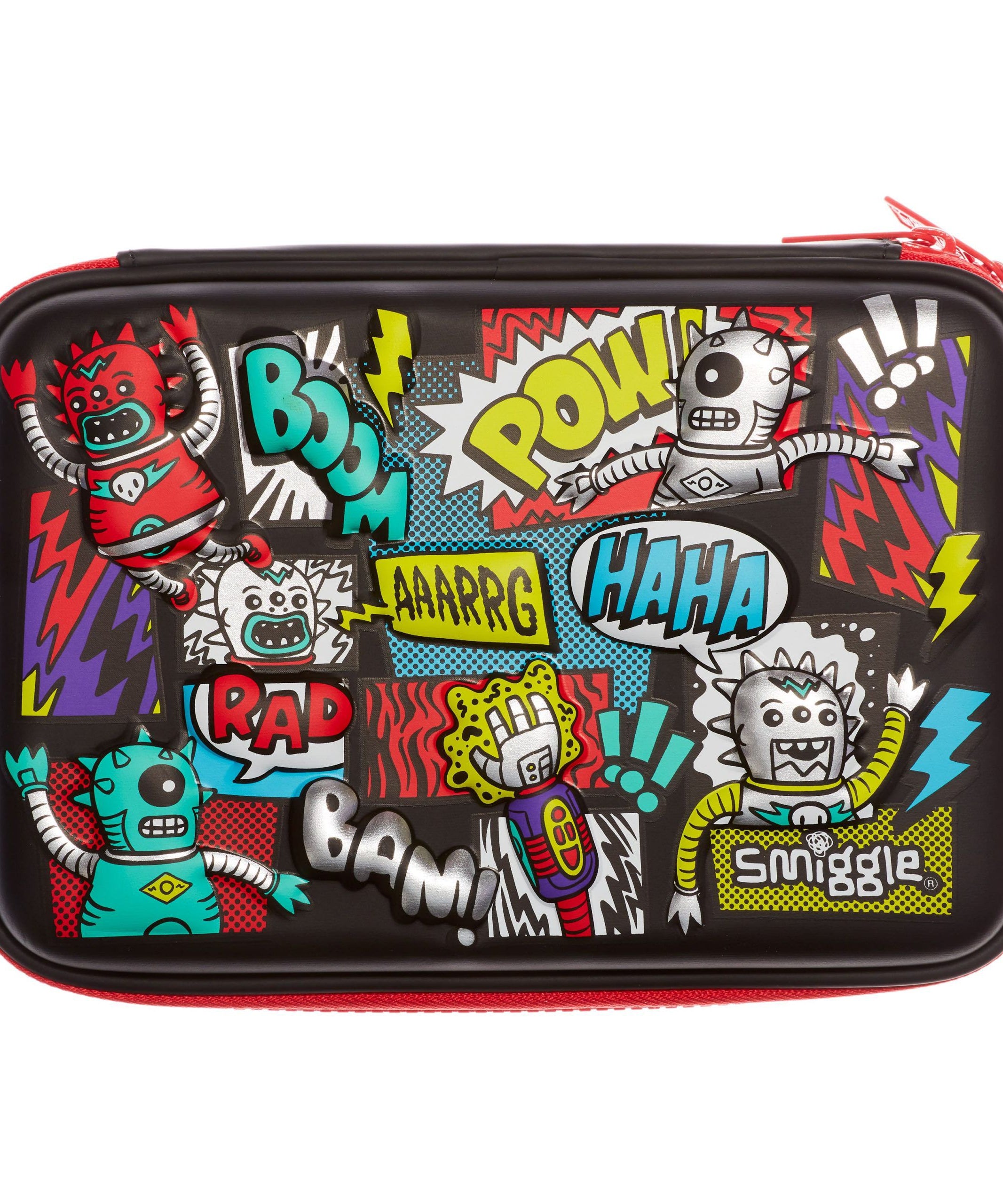 Smiggle - Lively Hardtop Kalem Kutusu-Dinossi