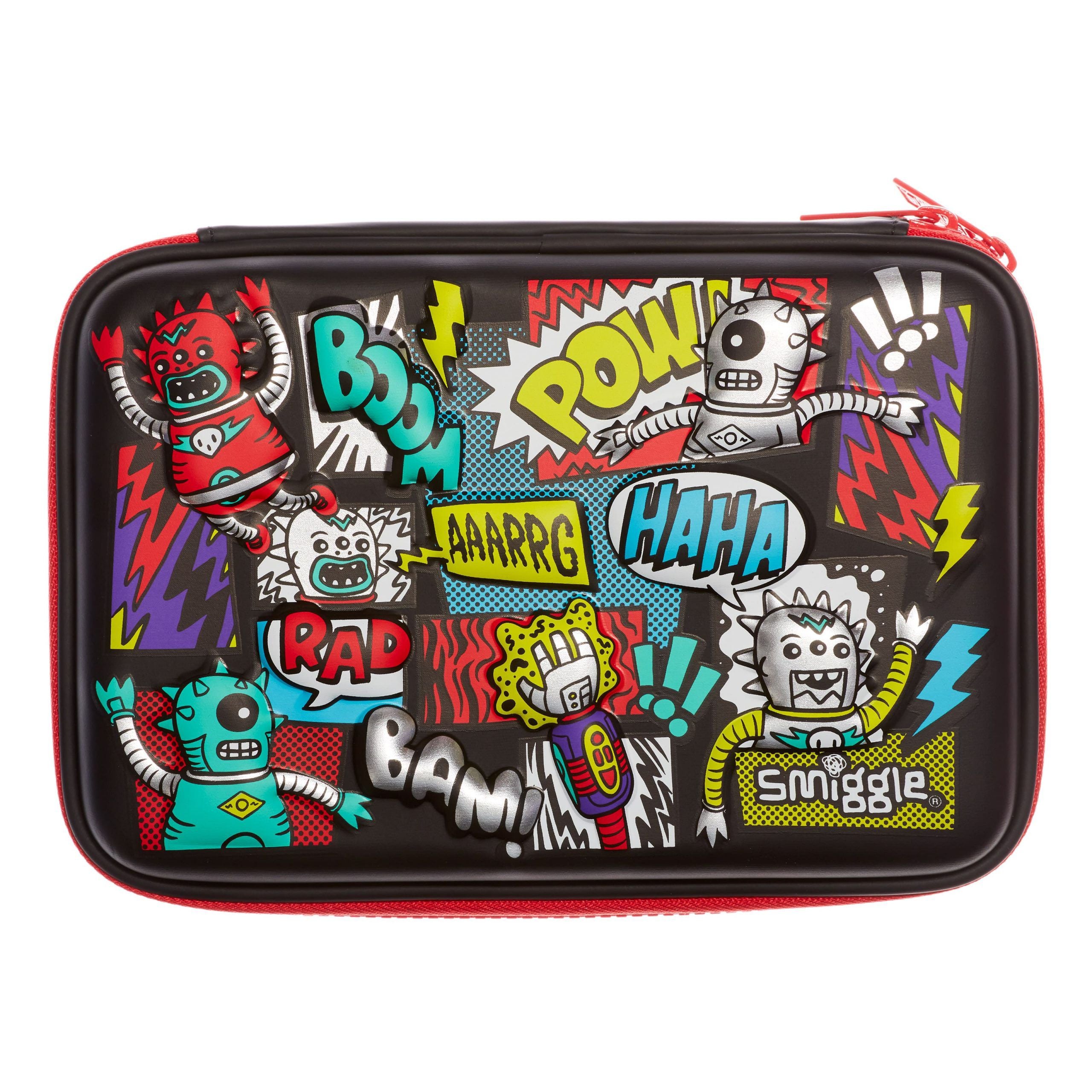 Smiggle - Lively Hardtop Kalem Kutusu-Dinossi