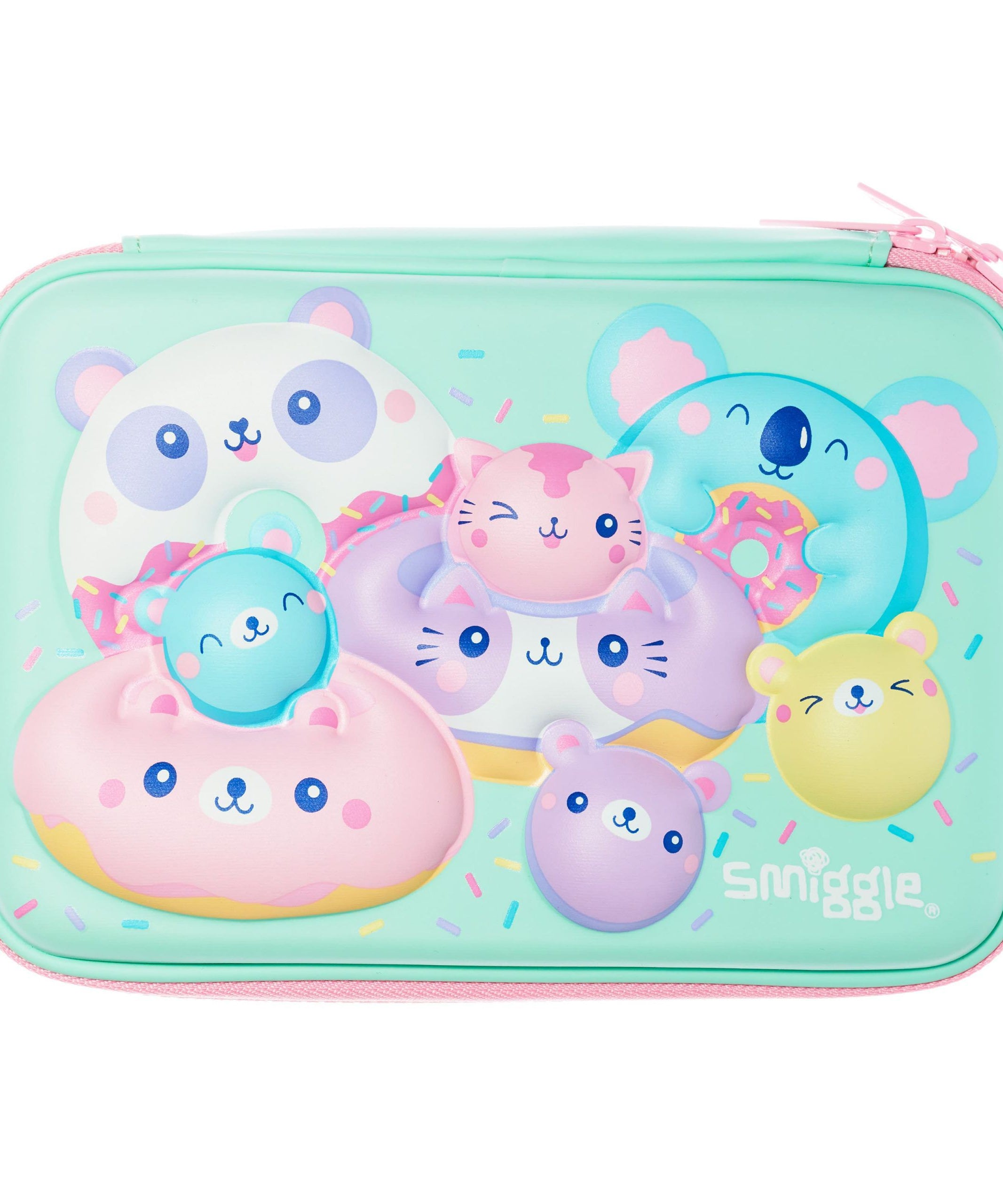 Smiggle - Lively Hardtop Kalem Kutusu-Dinossi