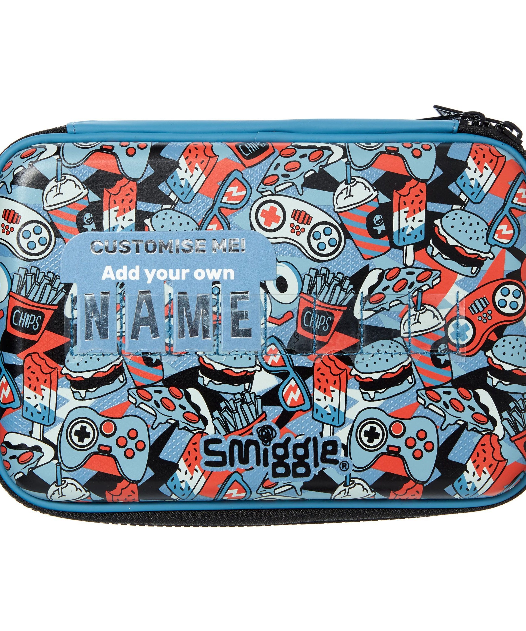 Smiggle - Illusion Hardtop İsimlikli Kalem Kutusu-Dinossi