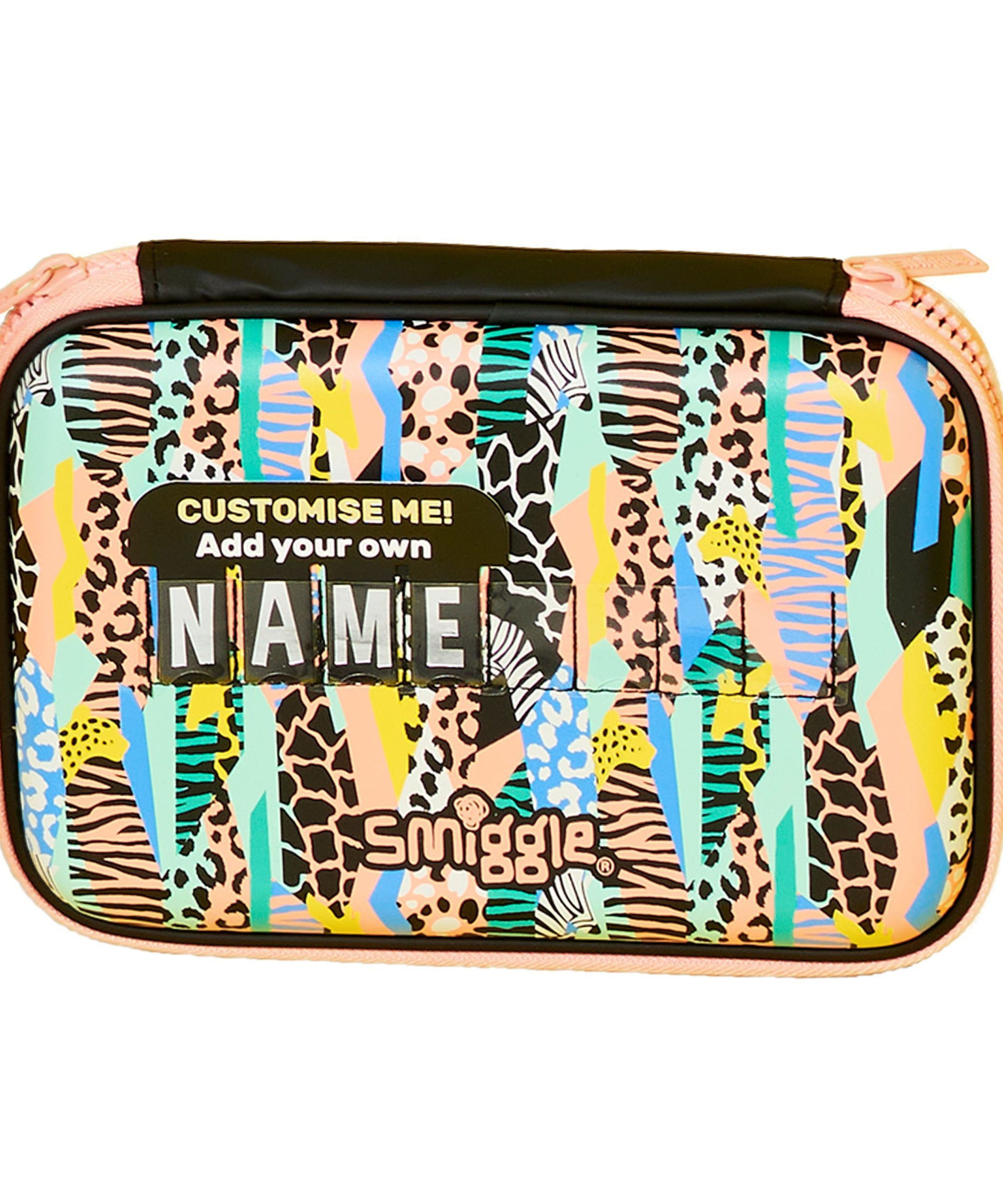 Smiggle - Illusion Hardtop İsimlikli Kalem Kutusu-Dinossi