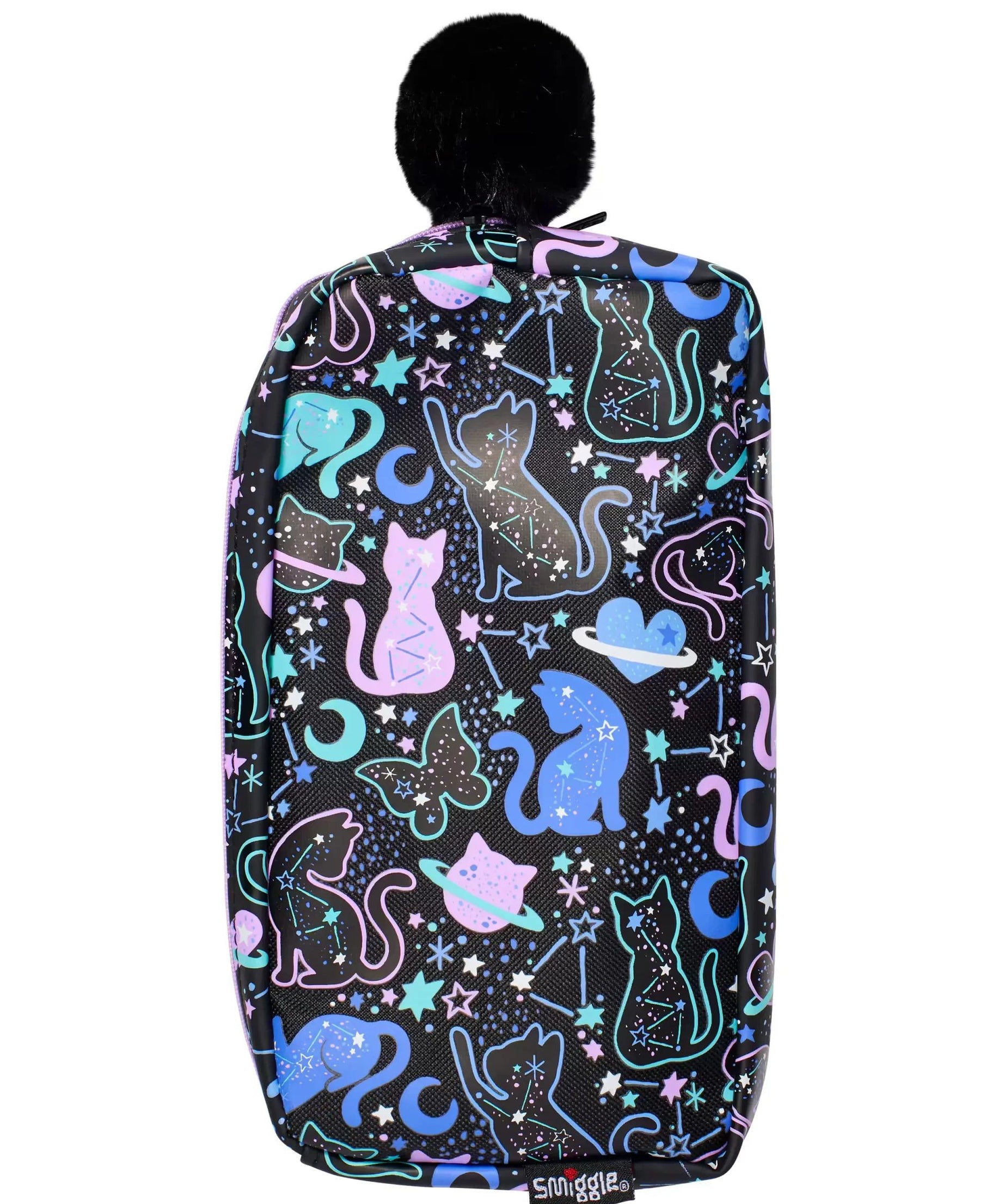 Smiggle - Wild Side Çift Gözlü Kalem Kutusu-Dinossi