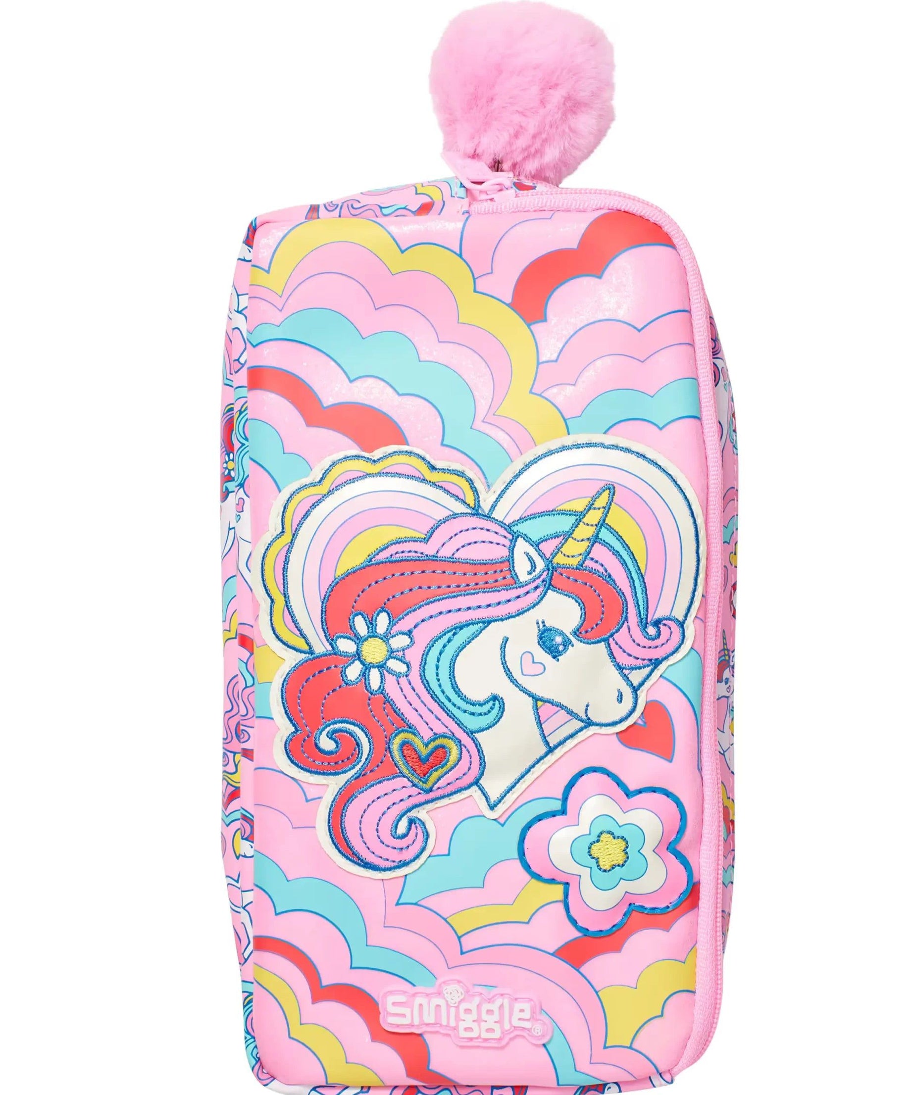 Smiggle - Wild Side Çift Gözlü Kalem Kutusu-Dinossi