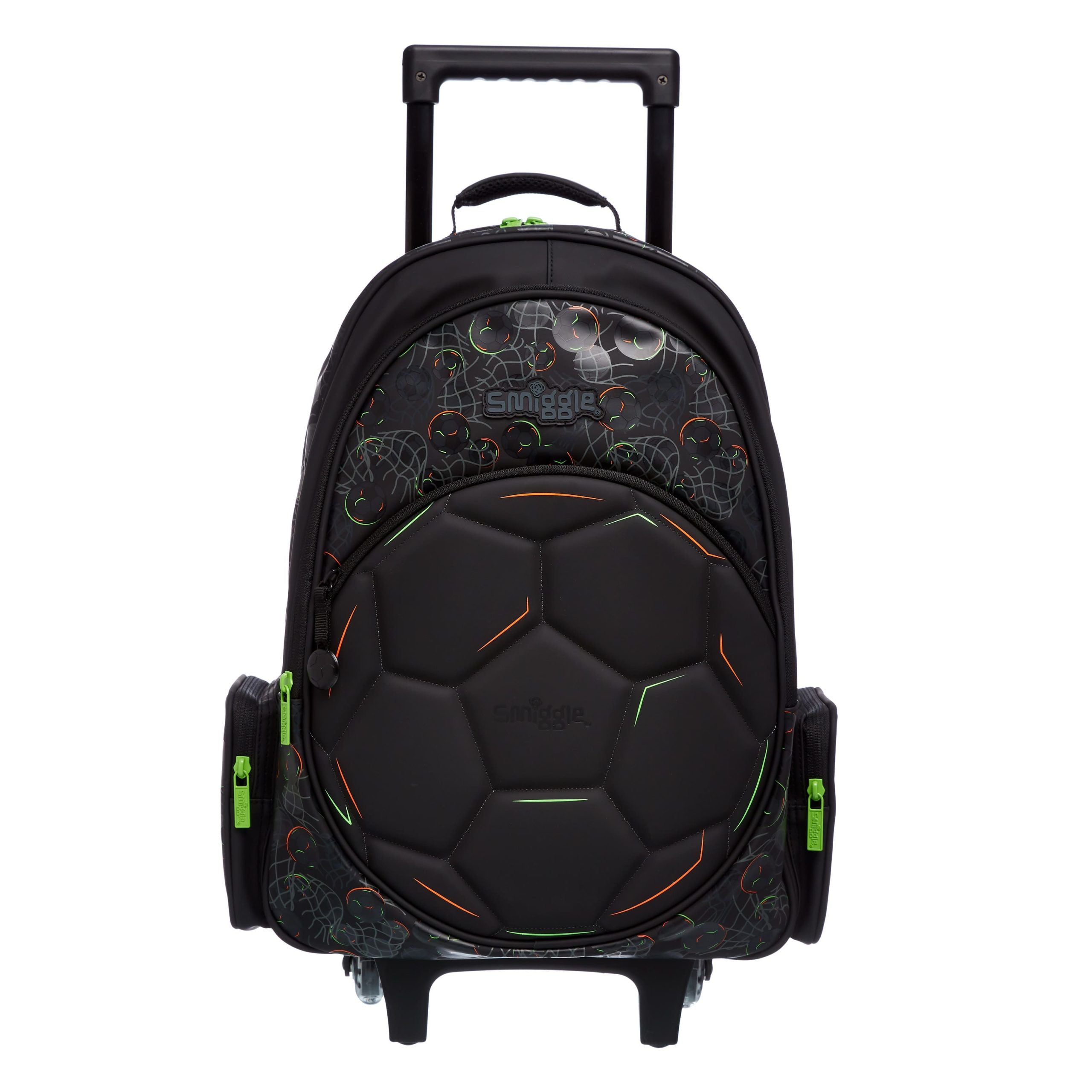 Smiggle - Işıklı Tekerlekli Kick Arabası Sırt Çantası-Dinossi