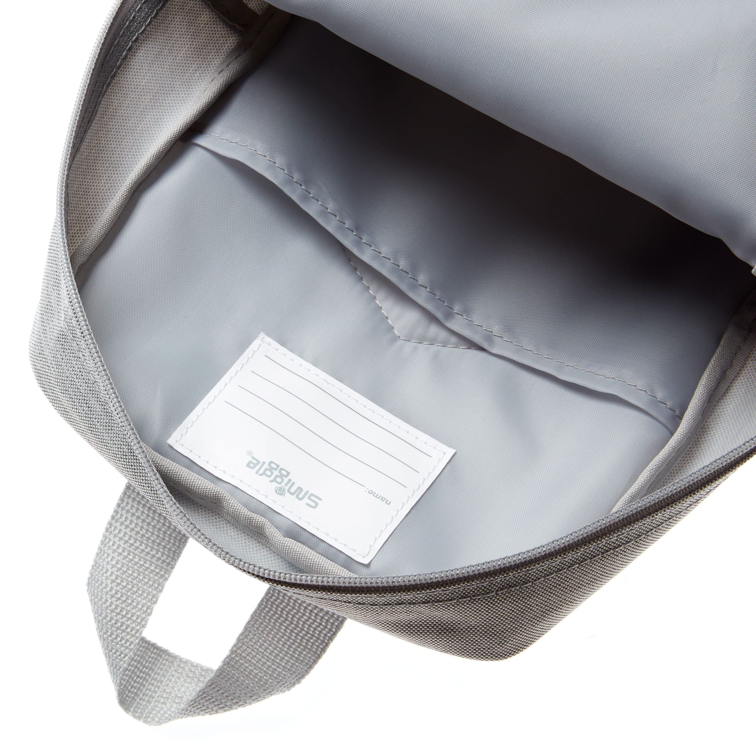 Smiggle - Sorbet Mini Gri Su Geçirmez Sırt Çantası-Dinossi