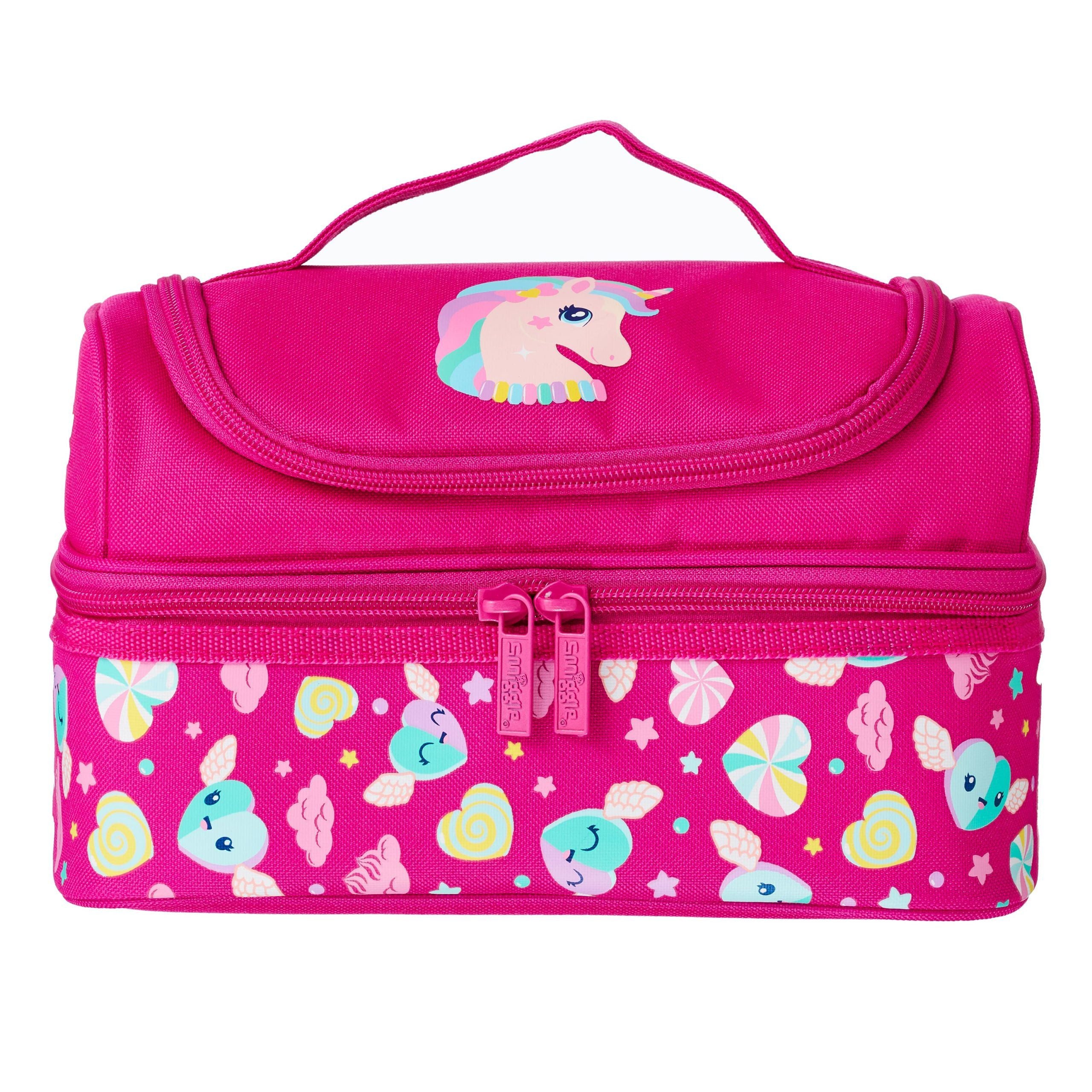 Smiggle - Universe Çift Katlı Beslenme Çantası-Dinossi