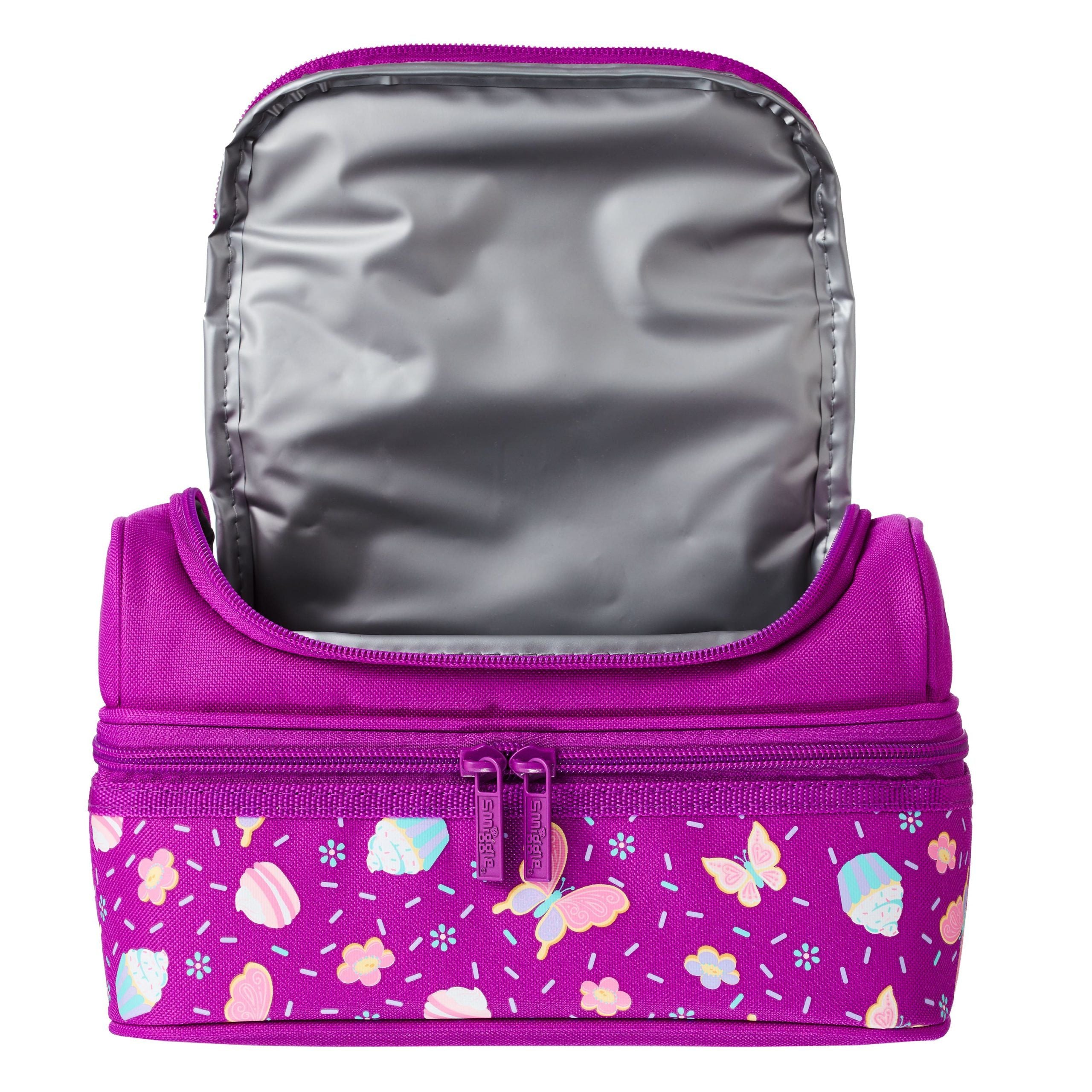 Smiggle - Universe Çift Katlı Beslenme Çantası-Dinossi