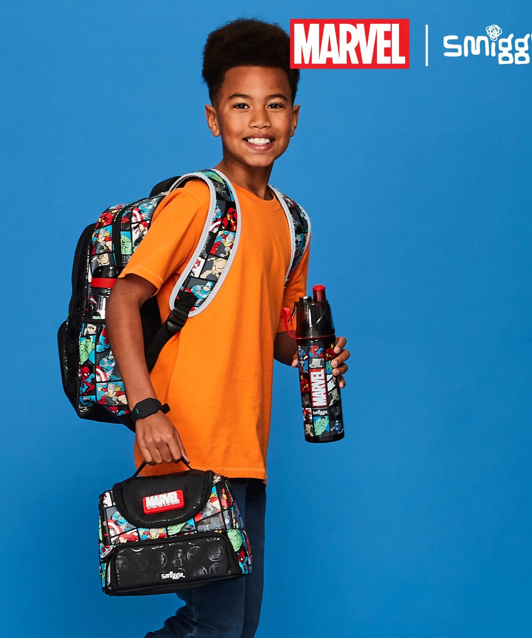 Smiggle - Marvel Klasik Sırt Çantası-Dinossi