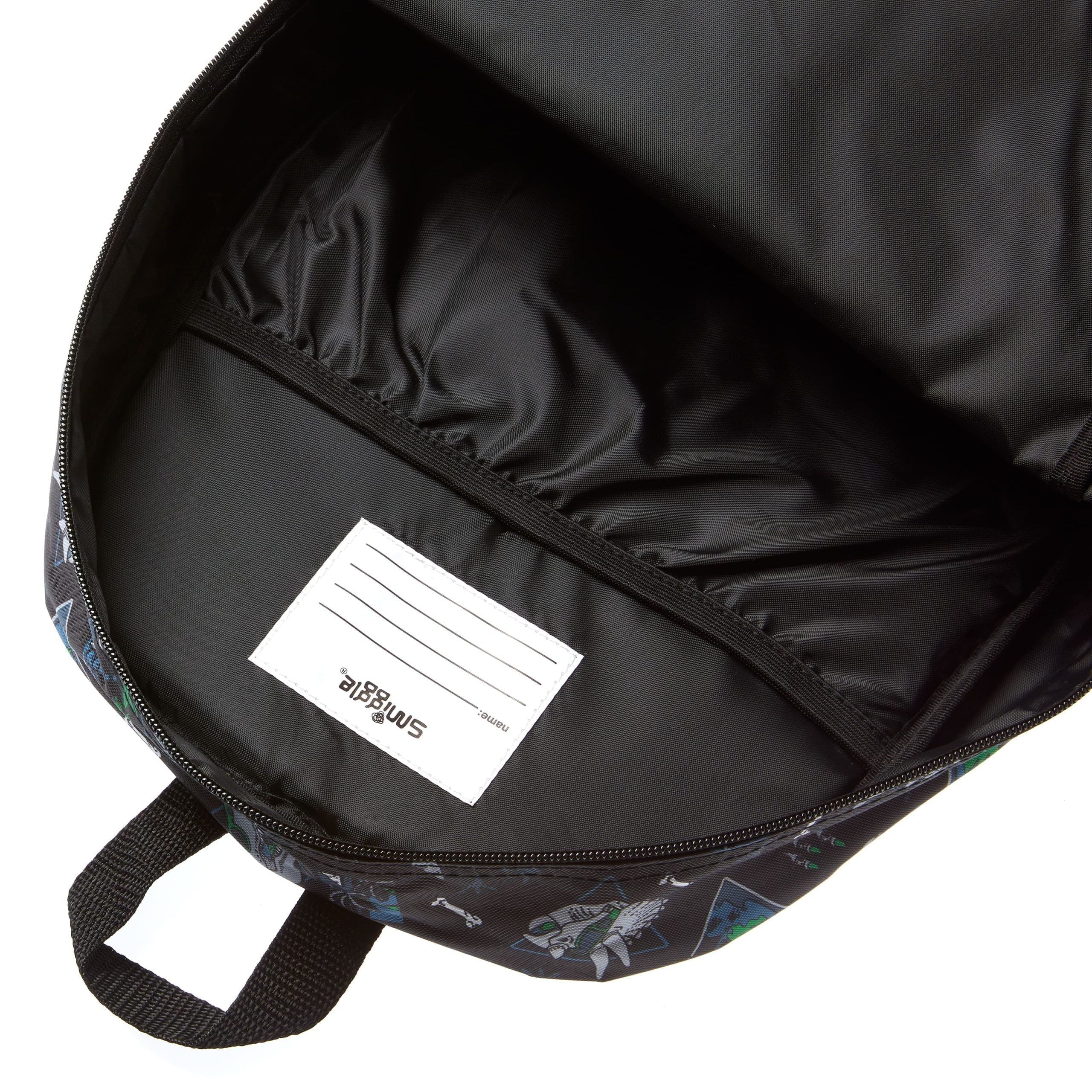 Smiggle - Giggle Siyah Sırt Çantası-Dinossi