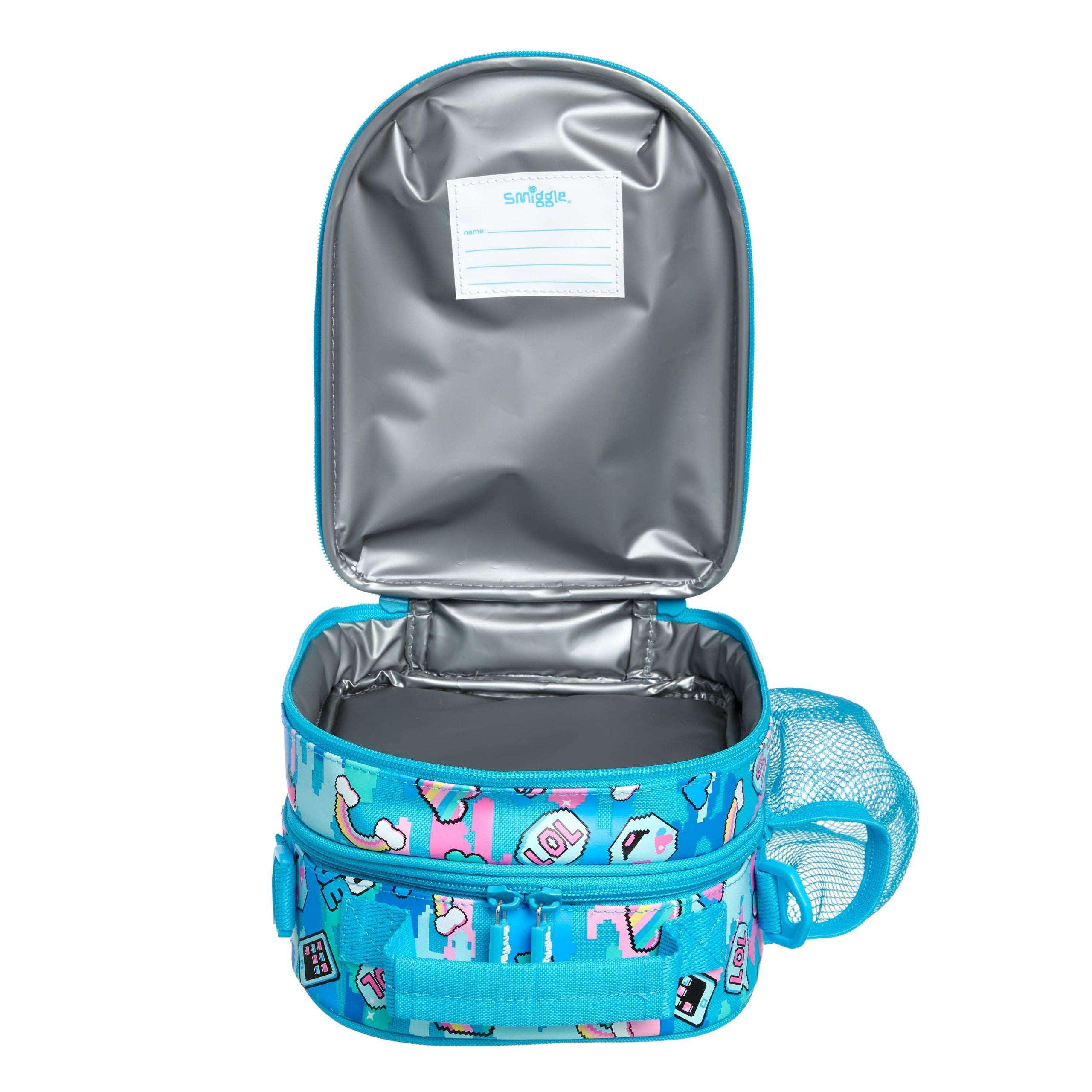 Smiggle - Hide Sert Kapaklı Beslenme Çantası-Dinossi