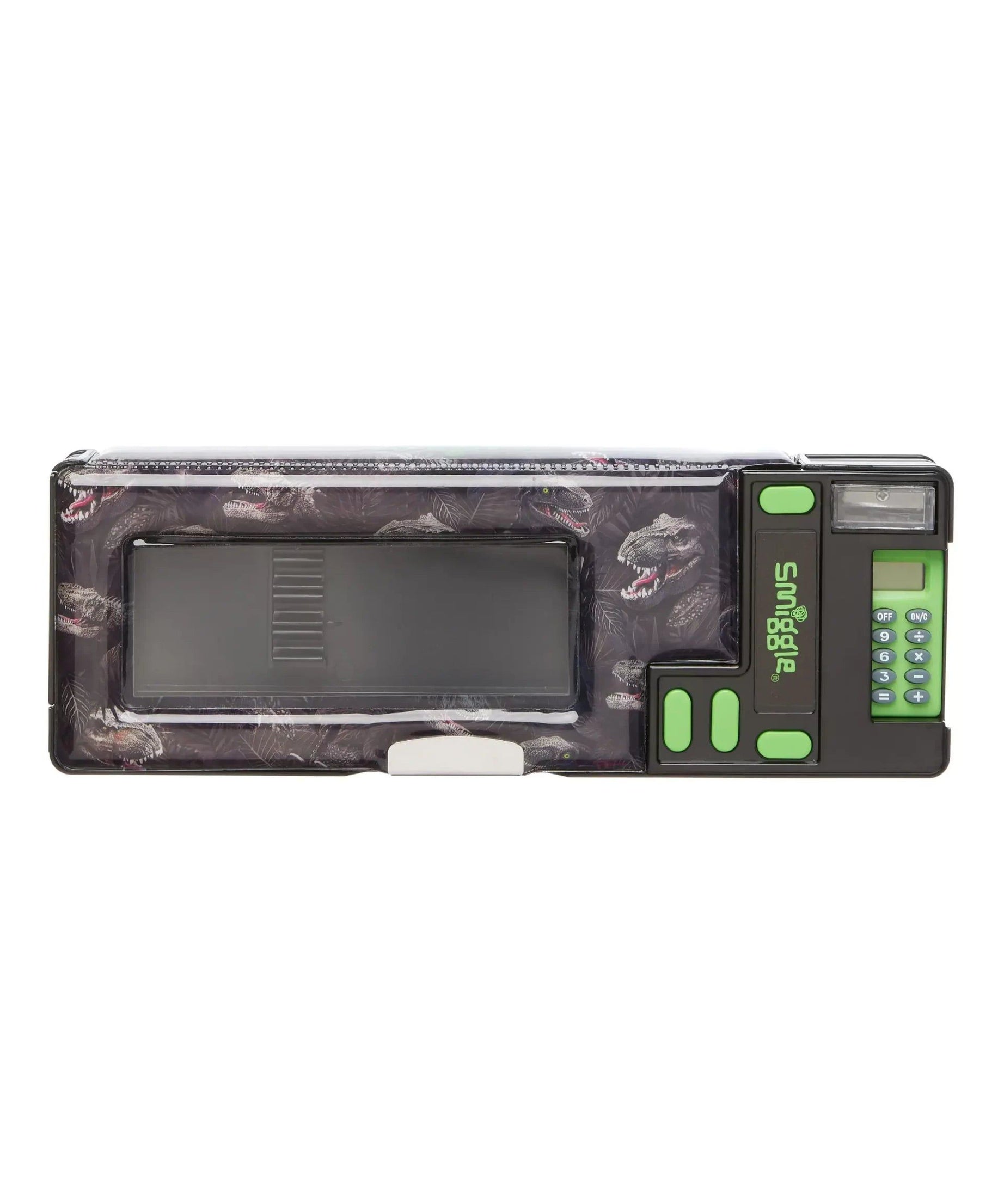 Smiggle - Roarsome Hesap Makineli Otomatik Kalem Kutusu-Dinossi