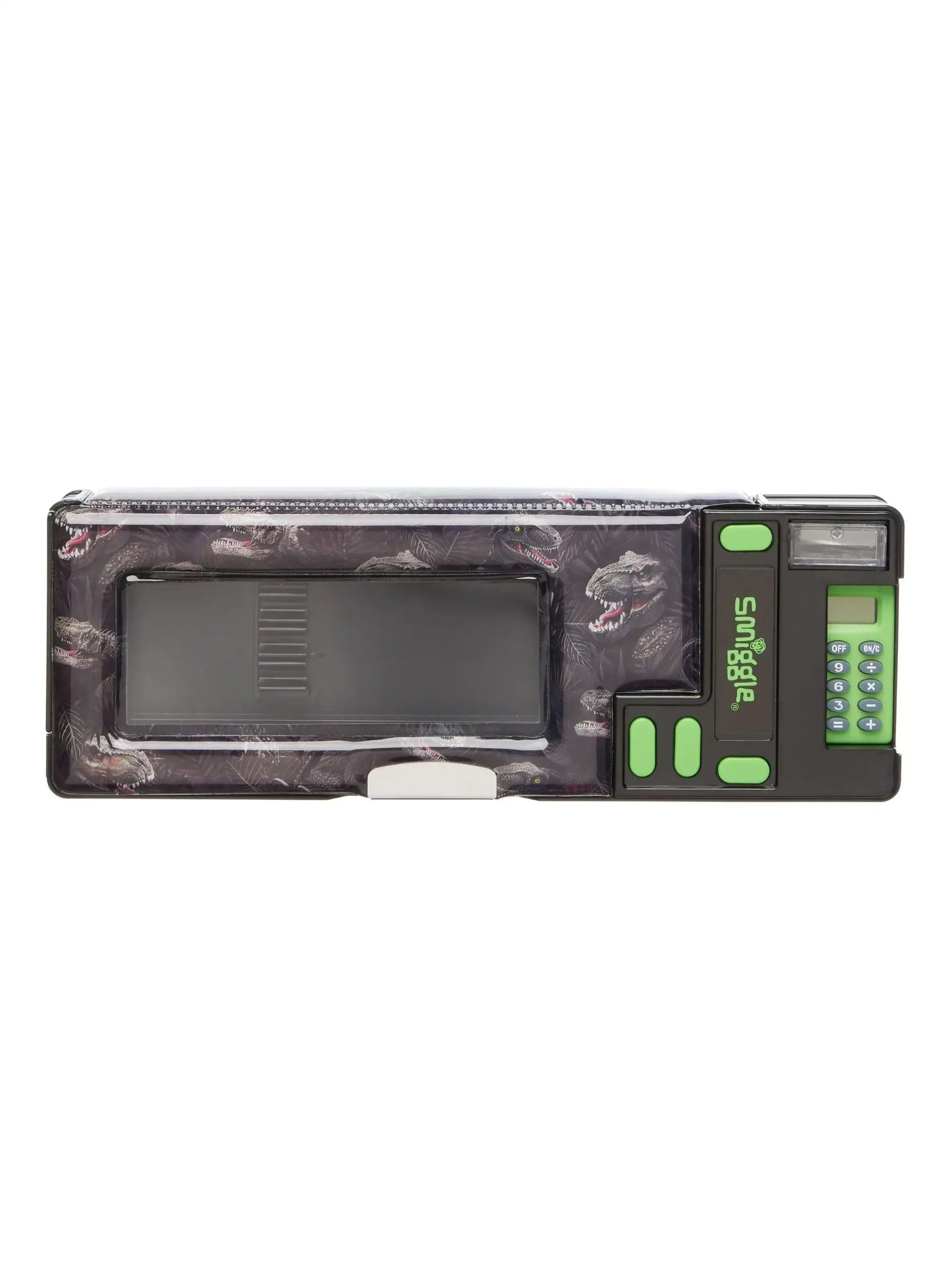 Smiggle - Roarsome Hesap Makineli Otomatik Kalem Kutusu-Dinossi