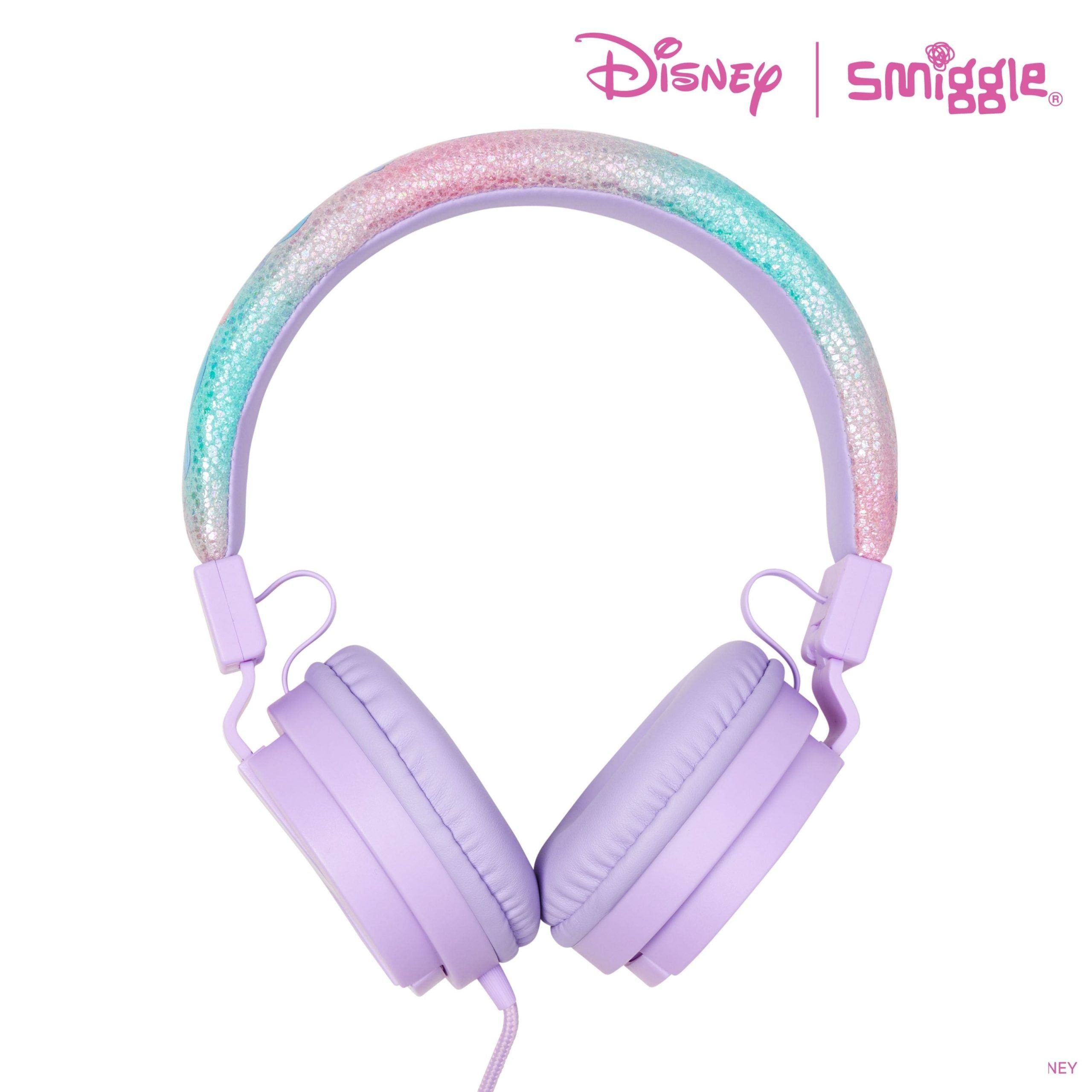 Smiggle - Disney Prenses Ariel Katlanabilir Kulak Üstü Kulaklığı-Dinossi