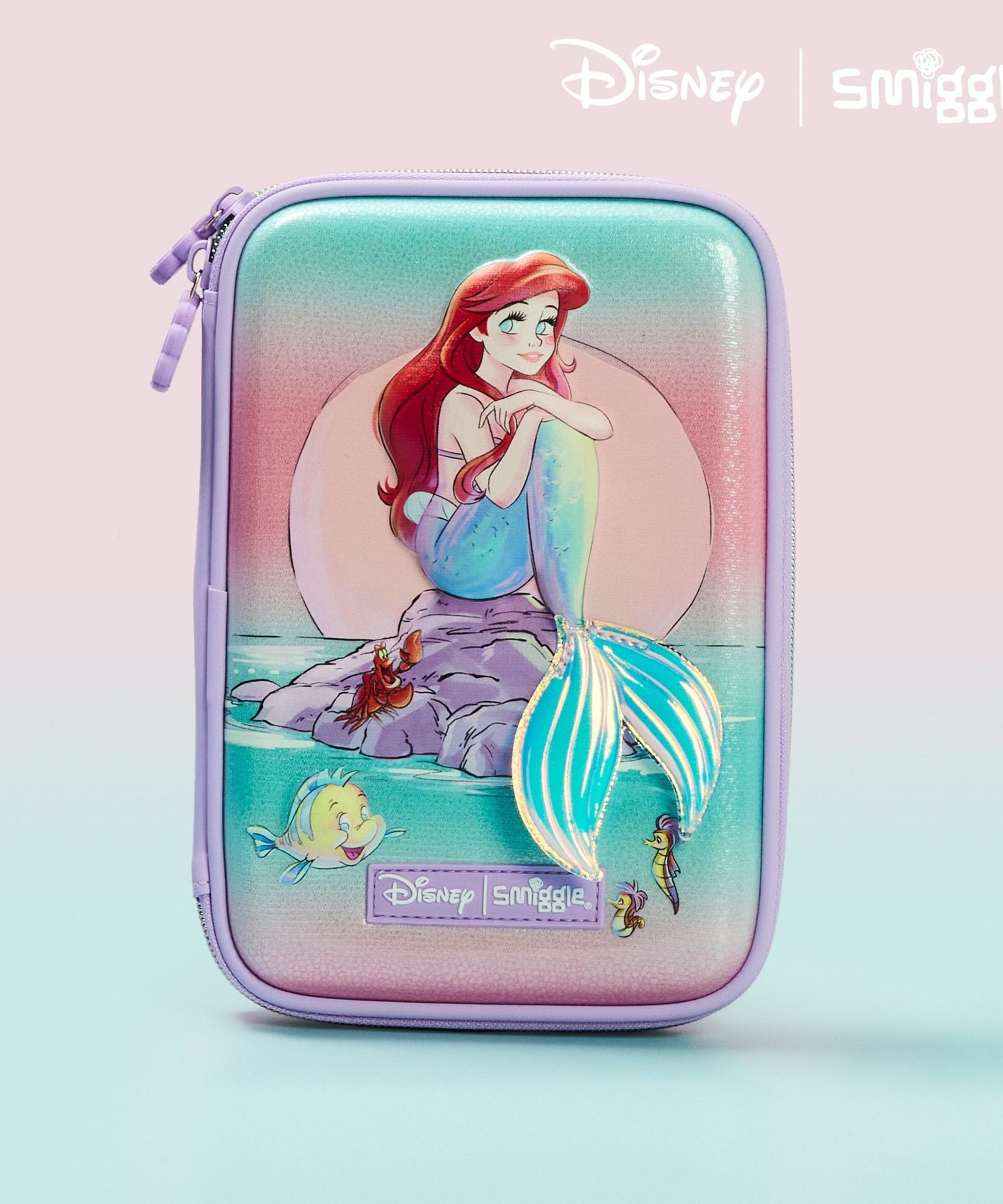 Smiggle - Disney Prenses Deniz Kızı Kalem Kutusu-Dinossi