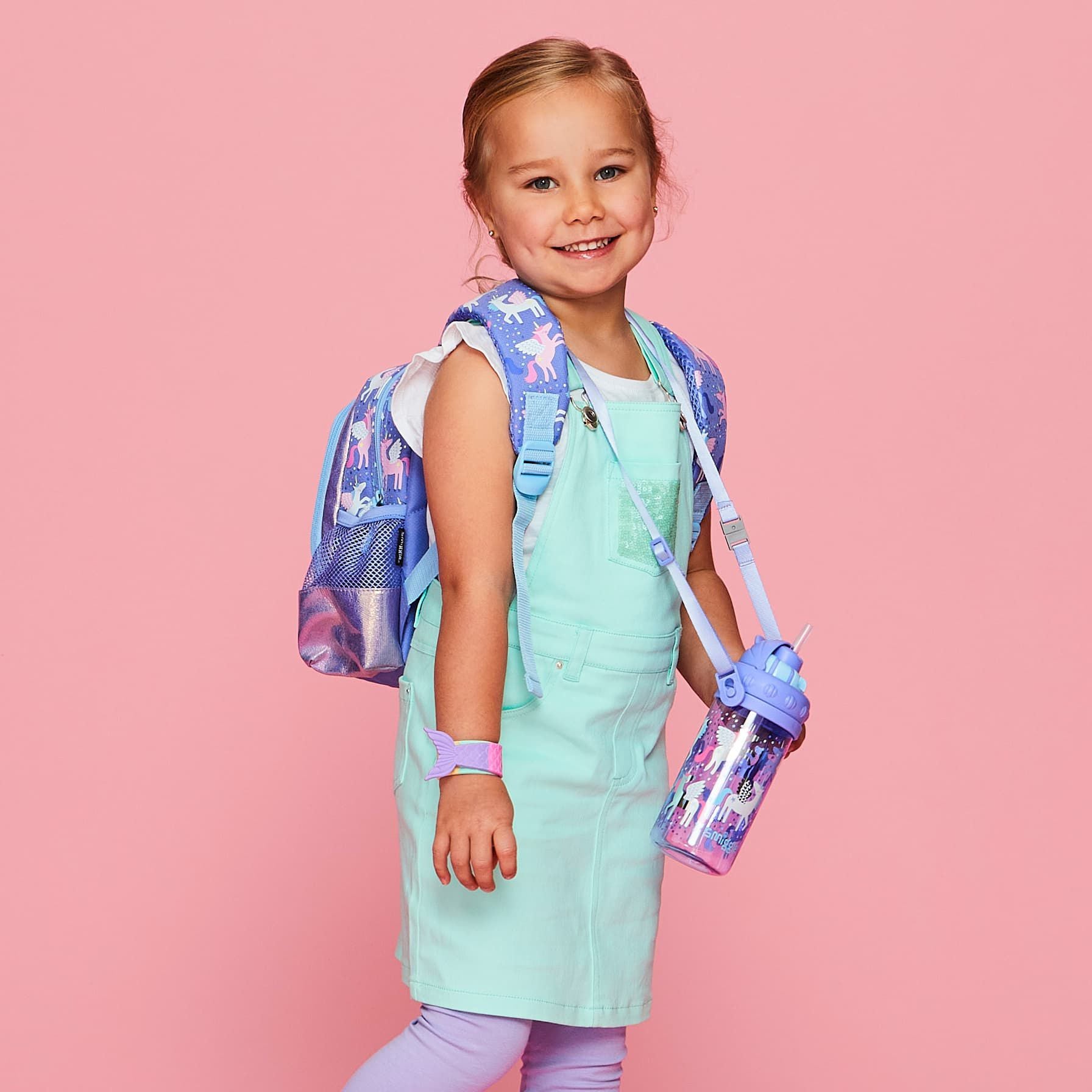 Smiggle - Up & Down Miniklere Özel BPA İçermeyen Suluk-Dinossi