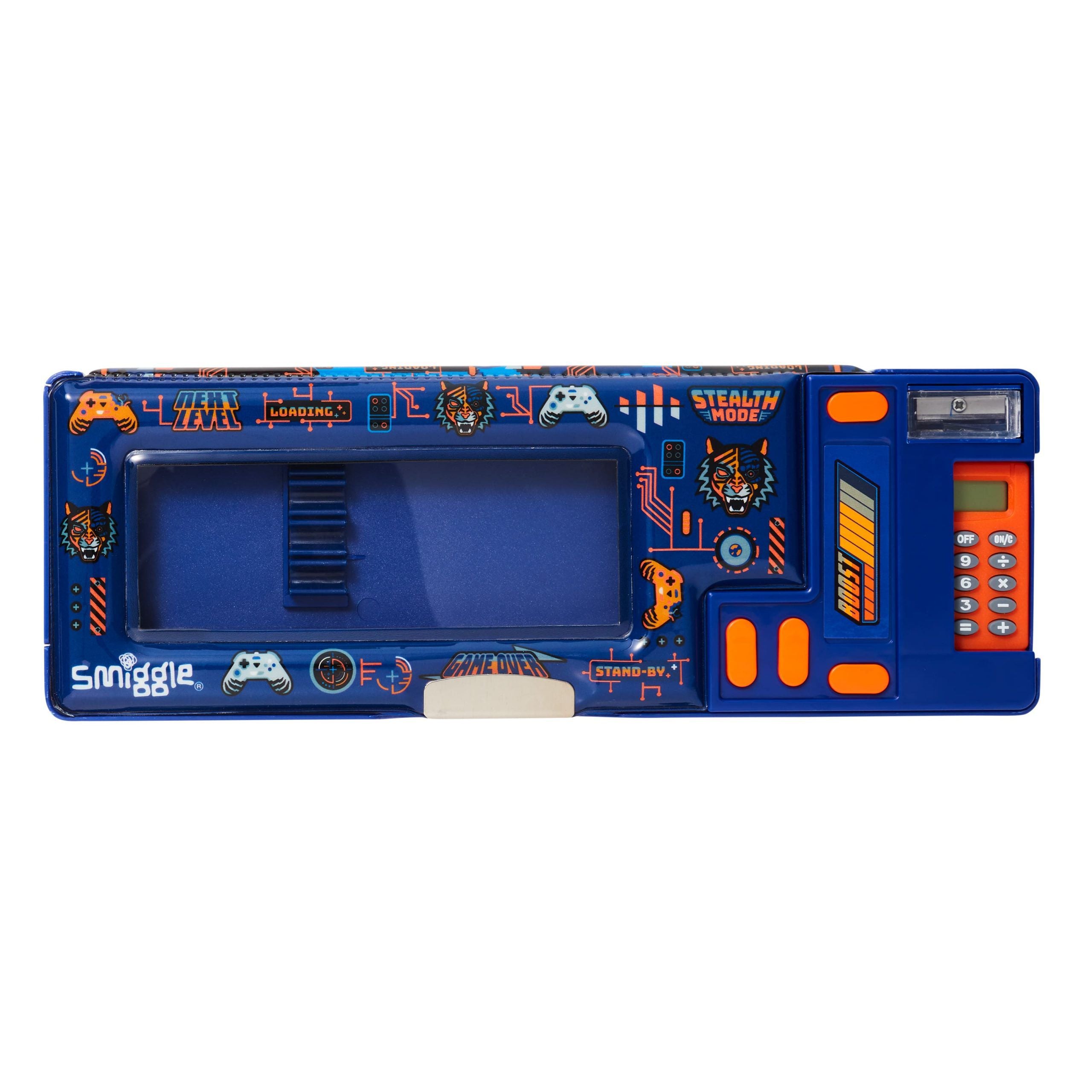 Smiggle - Hey There Hesap Makineli Otomatik Kalem Kutusu-Dinossi
