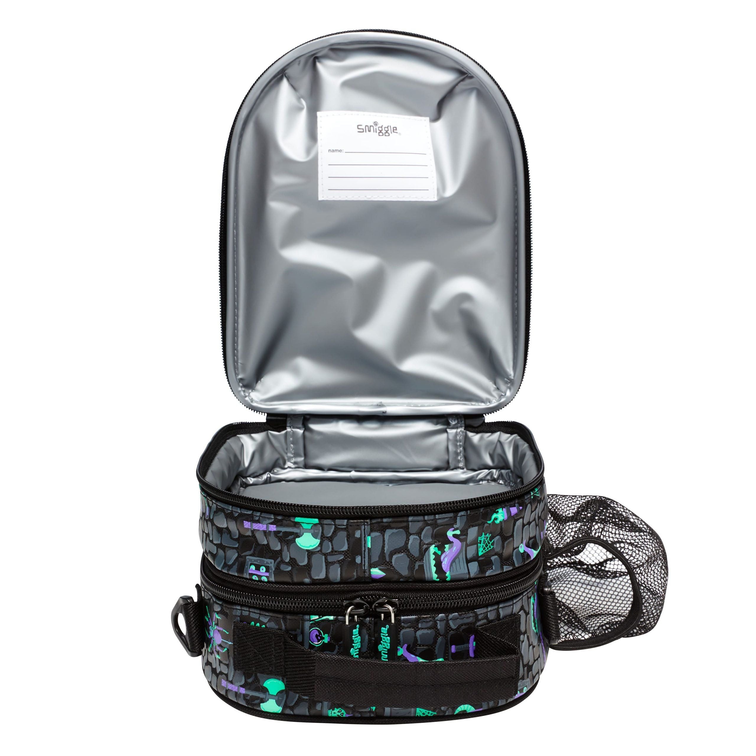 Smiggle - Hey There Askılı Hardtop Curve Beslenme Çantası-Dinossi