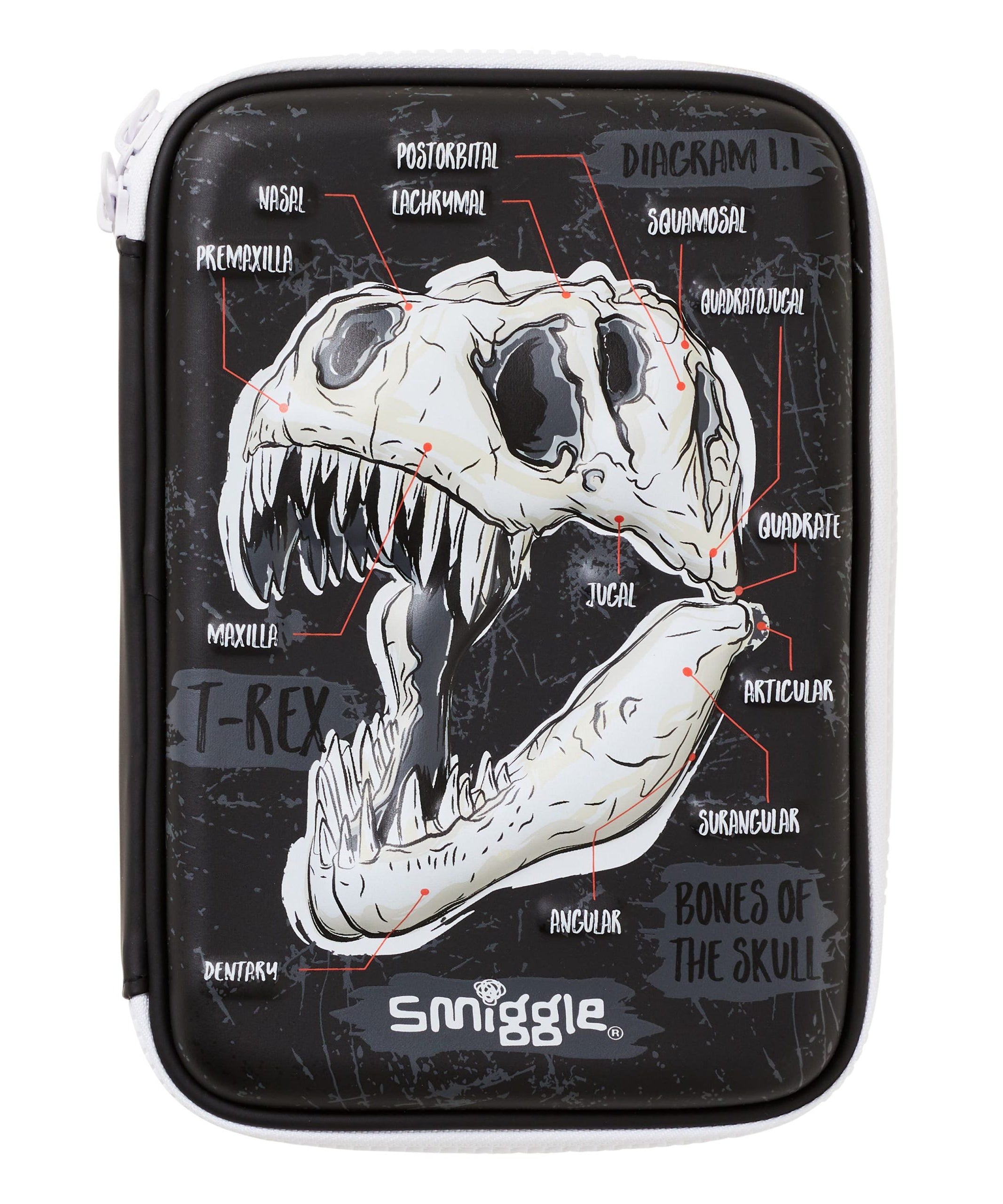 Smiggle - Oh Yeah Hardtop Kalem Kutusu-Dinossi
