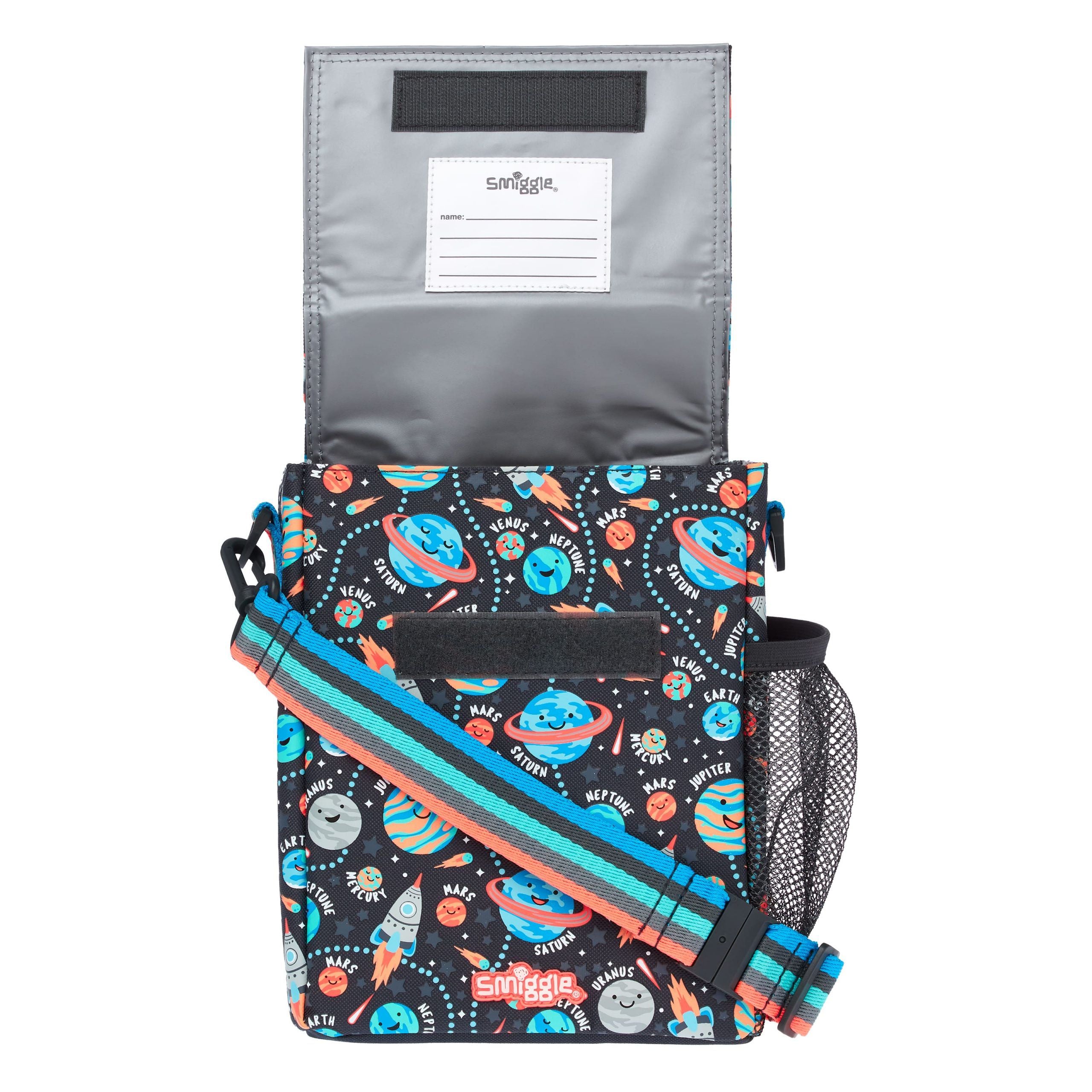 Smiggle - Up & Down Minik İsimlikli Beslenme Çantası-Dinossi