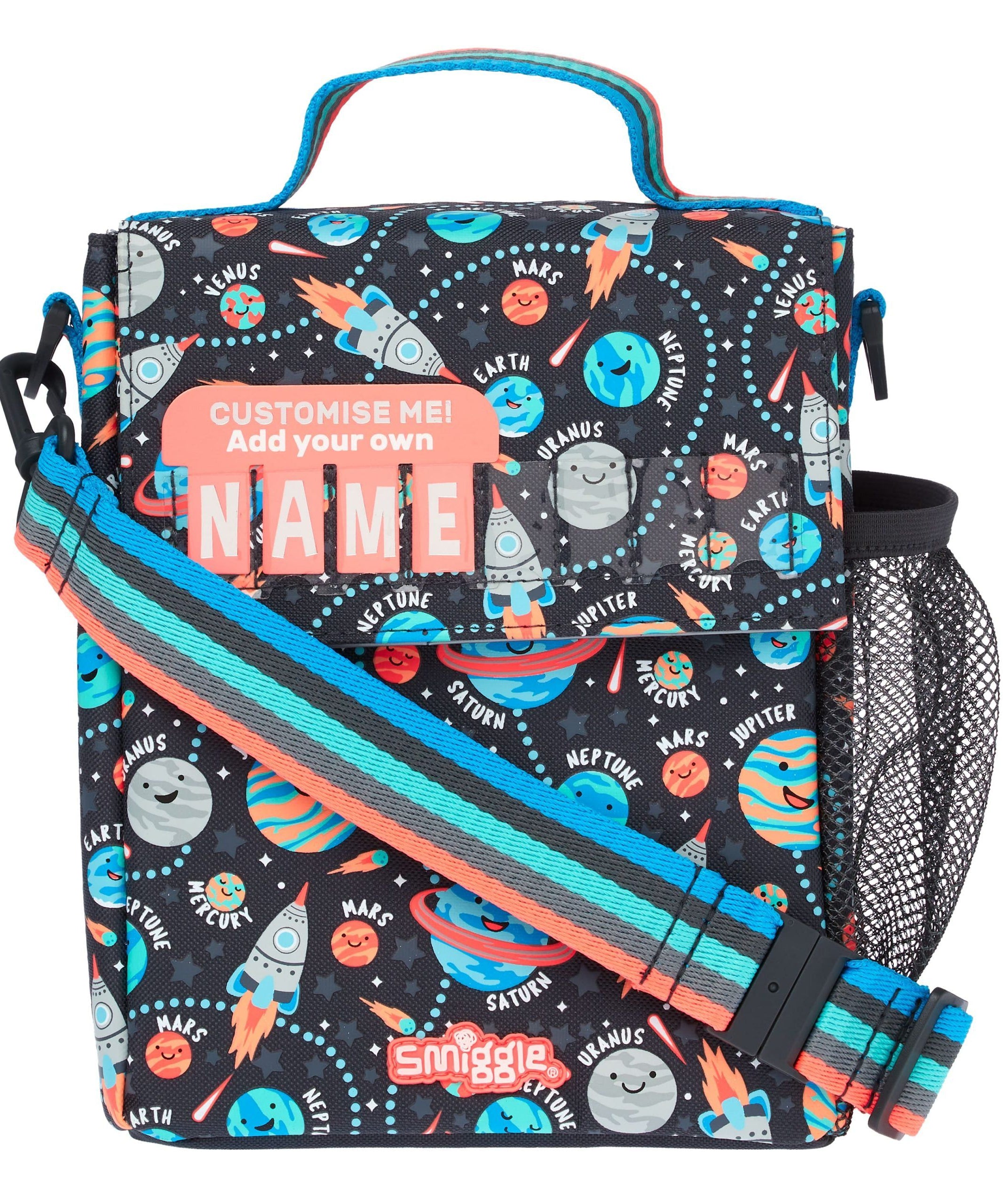 Smiggle - Up & Down Minik İsimlikli Beslenme Çantası-Dinossi