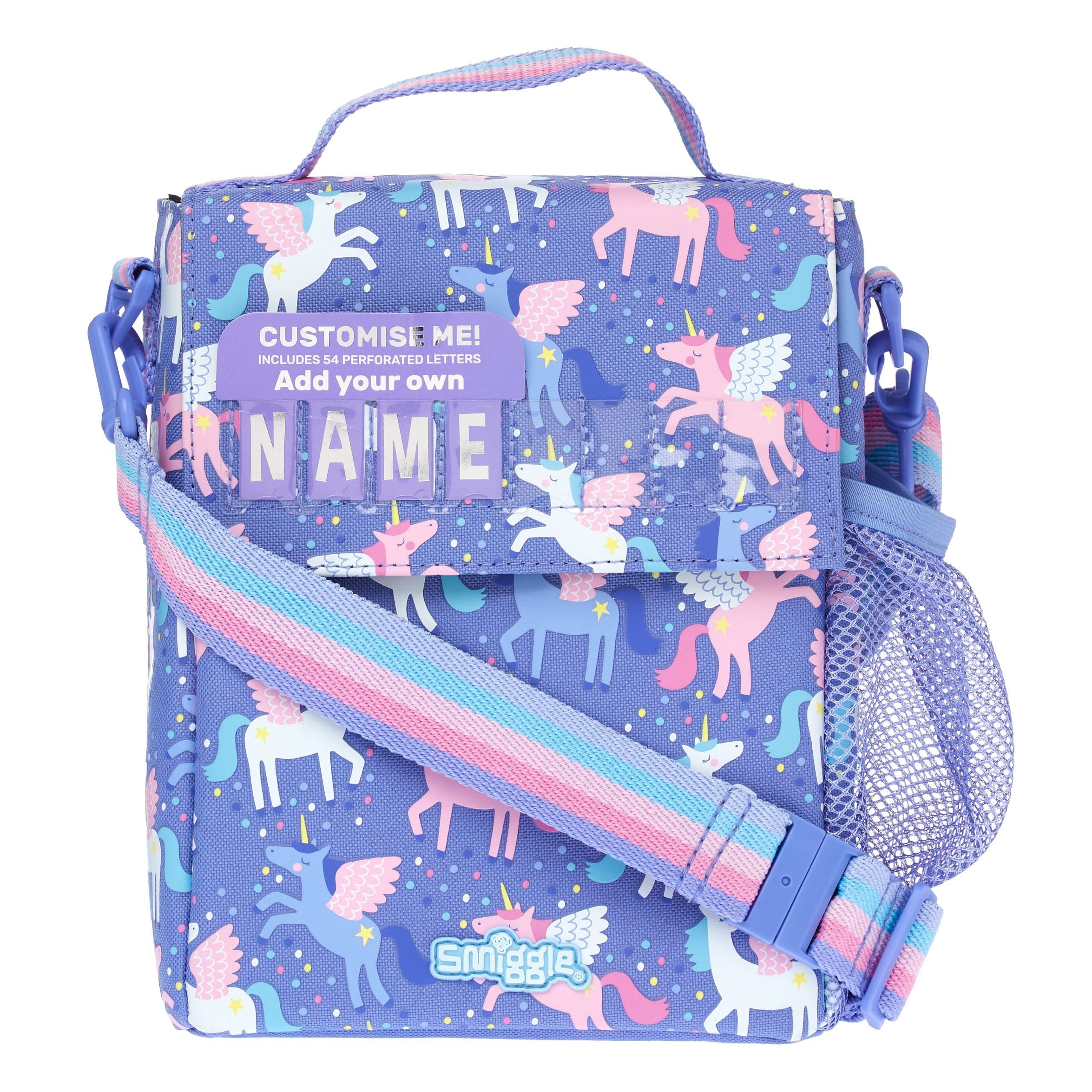 Smiggle - Up & Down Minik İsimlikli Beslenme Çantası-Dinossi